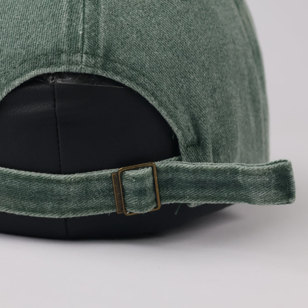 Thrifted Sage Green Graphic Dad Hat | Adjustable Size 56-58cm