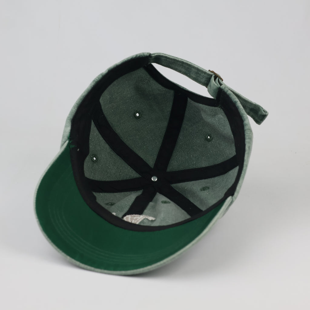 Thrifted Sage Green Graphic Dad Hat | Adjustable Size 56-58cm
