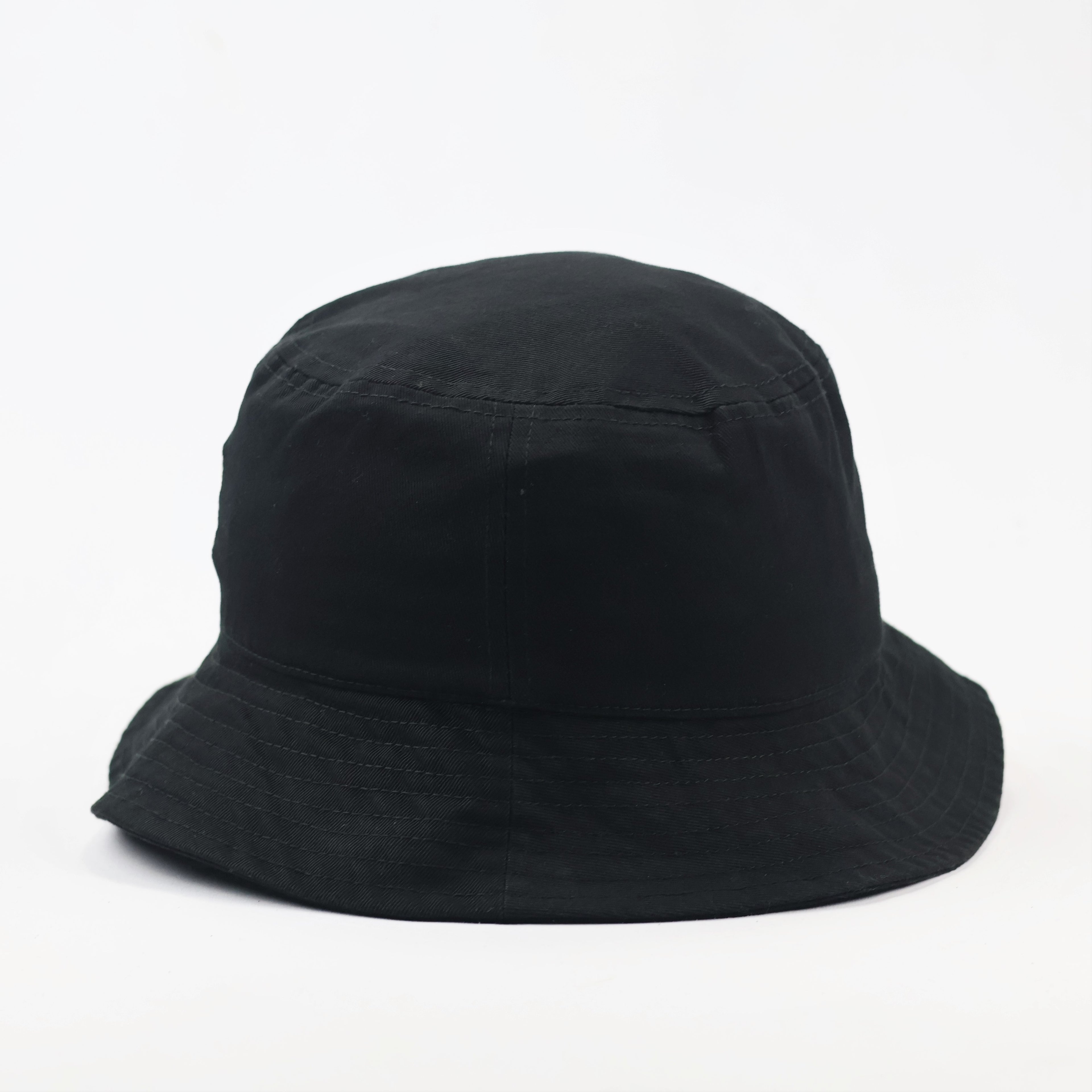 Authentic Kangol Black Thrifted Bucket Hat – Size Medium Vintage Style
