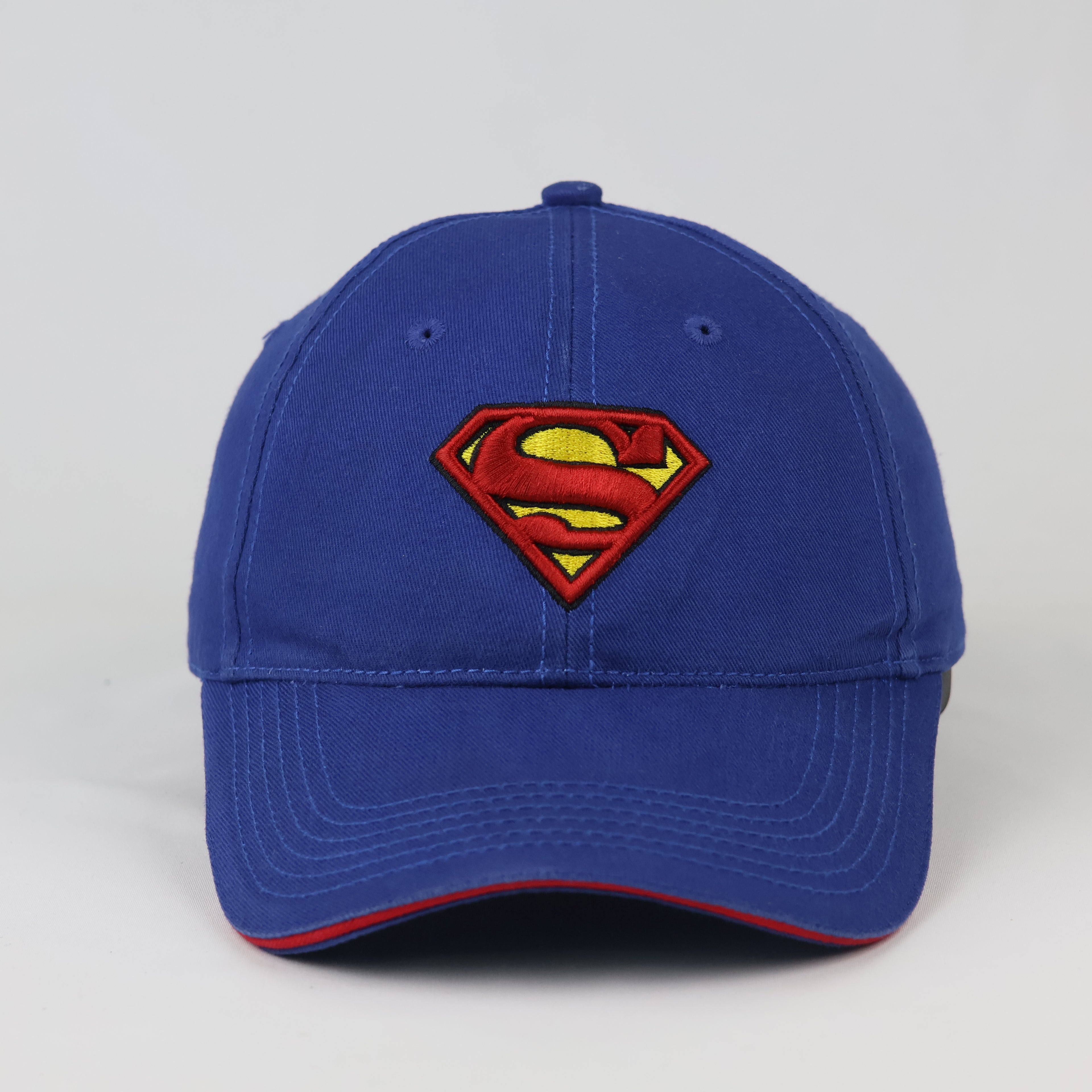 Vintage Warner Bros Superman Blue Sport Cap - DC Comics Dad Hat