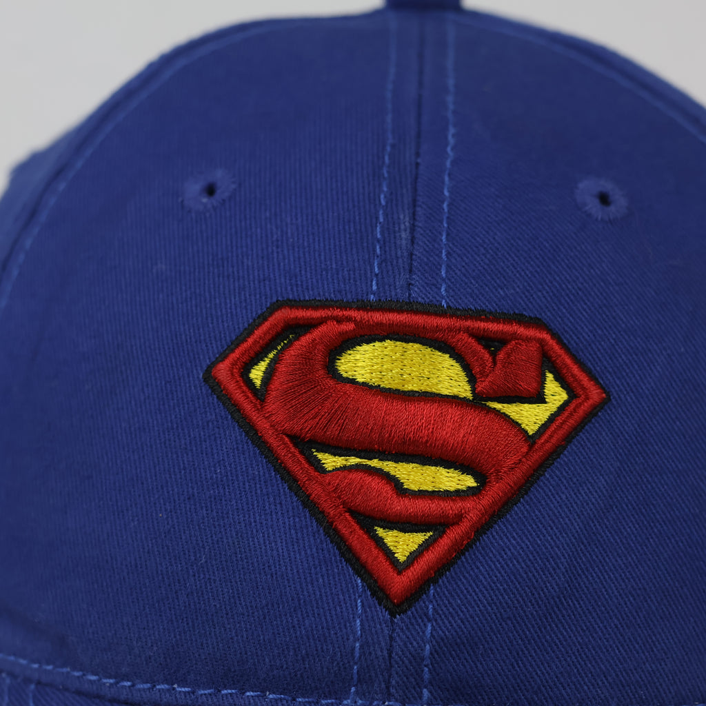 Vintage Warner Bros Superman Blue Sport Cap - DC Comics Dad Hat