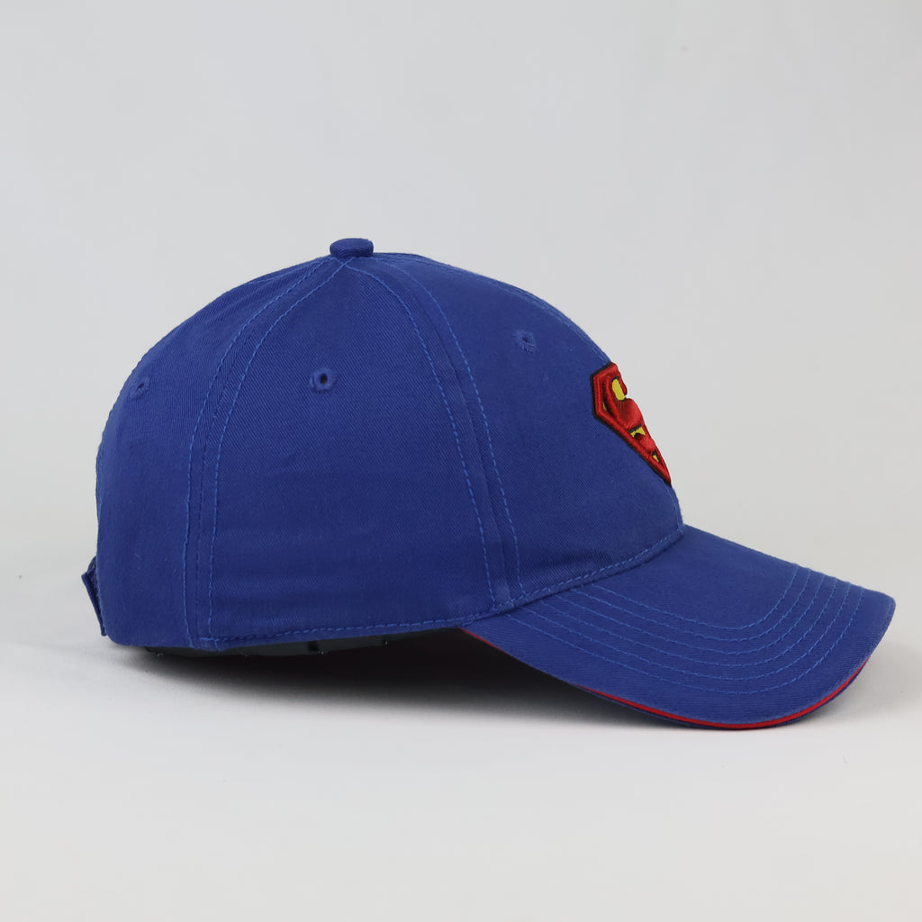 Vintage Warner Bros Superman Blue Sport Cap - DC Comics Dad Hat