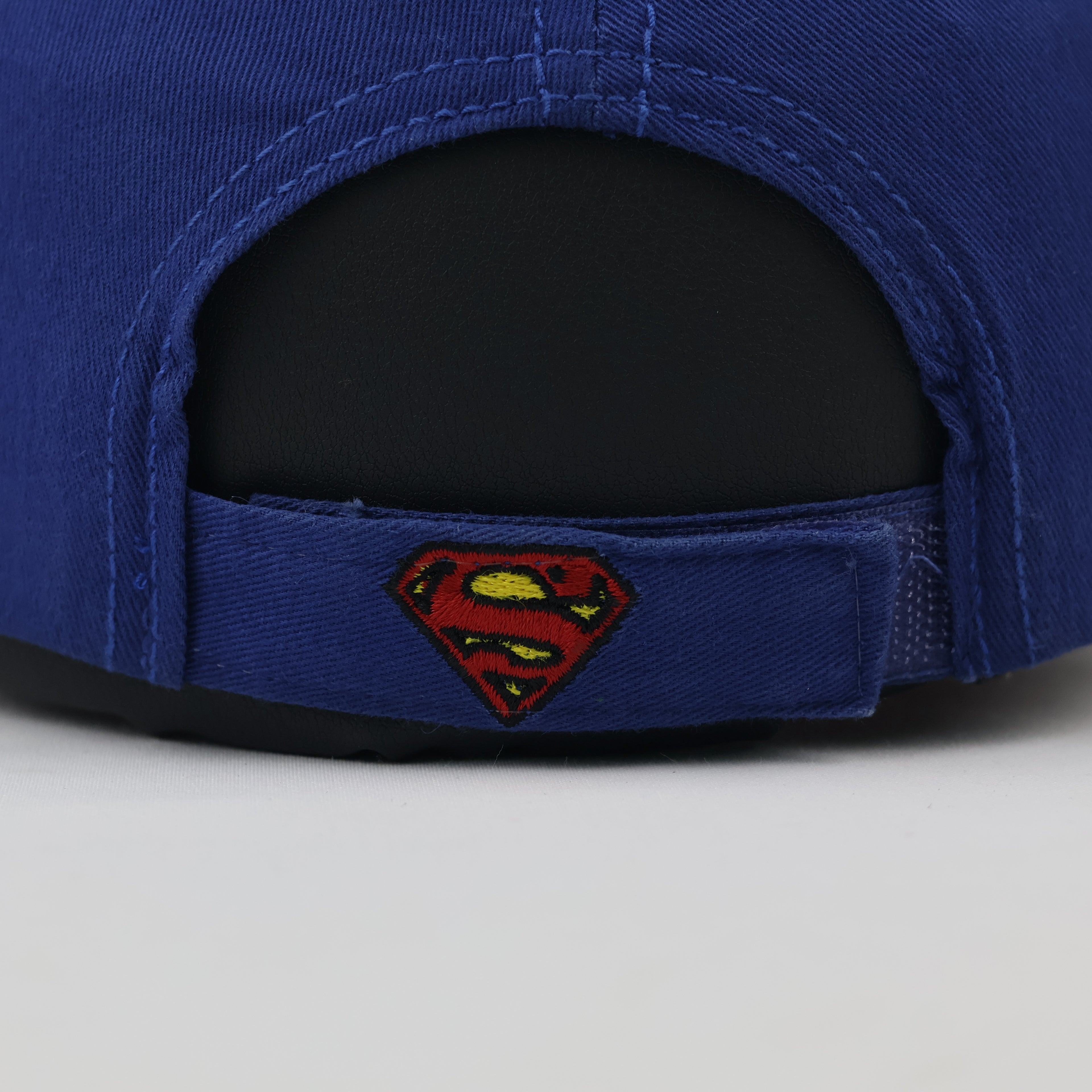Vintage Warner Bros Superman Blue Sport Cap - DC Comics Dad Hat