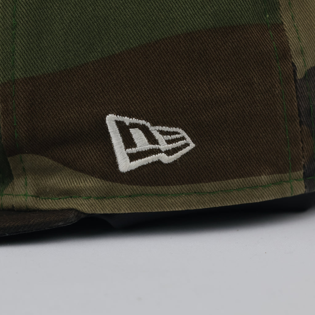 New Era 9FIFTY Batman Embroidered Hat | Thrifted Camo Snapback 57-59cm