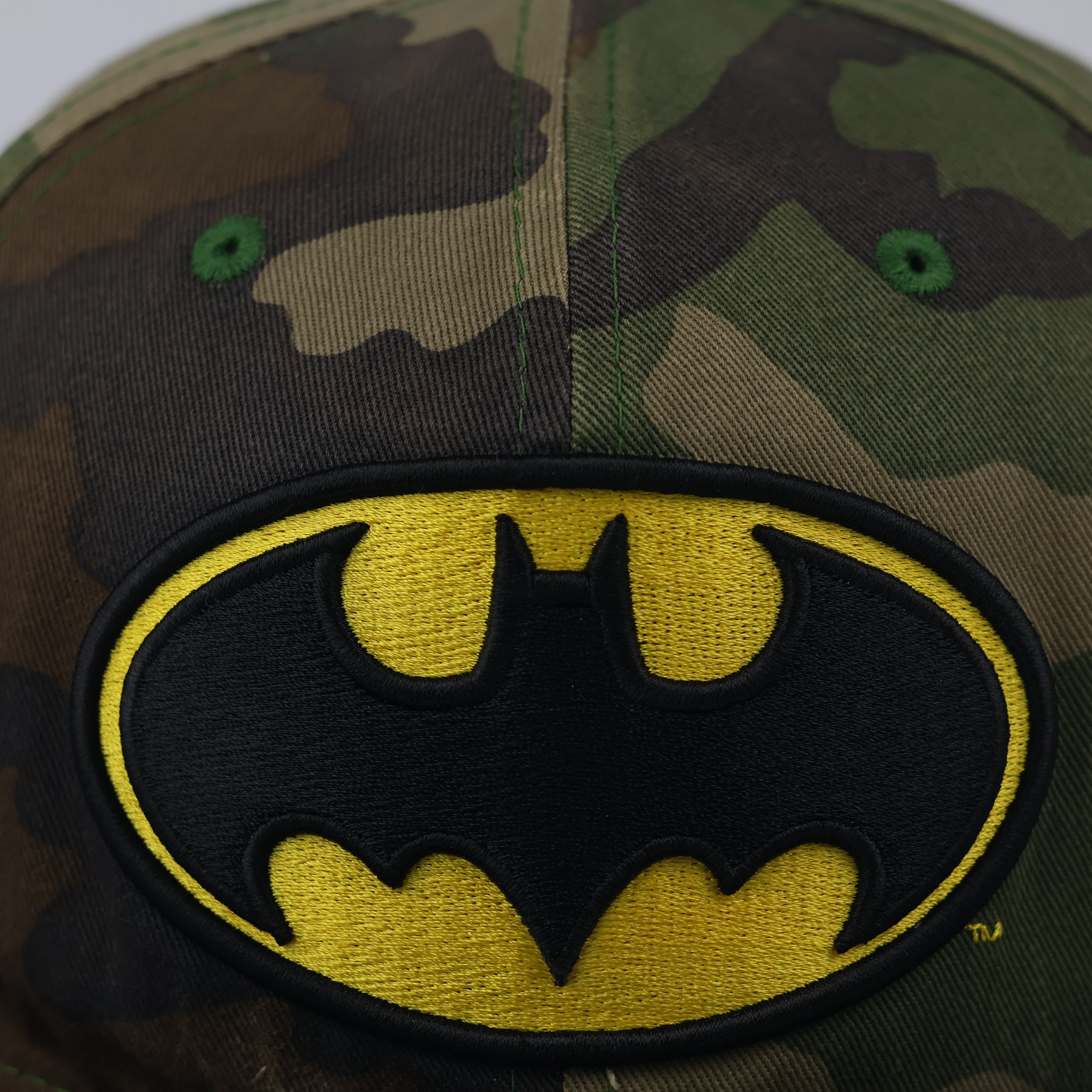 New Era 9FIFTY Batman Embroidered Hat | Thrifted Camo Snapback 57-59cm