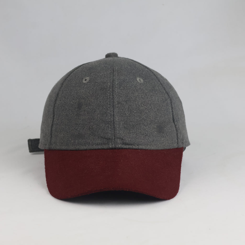 Thrifted C&A Colorblock Flannel Texture Cap (56-58cm) | 10492