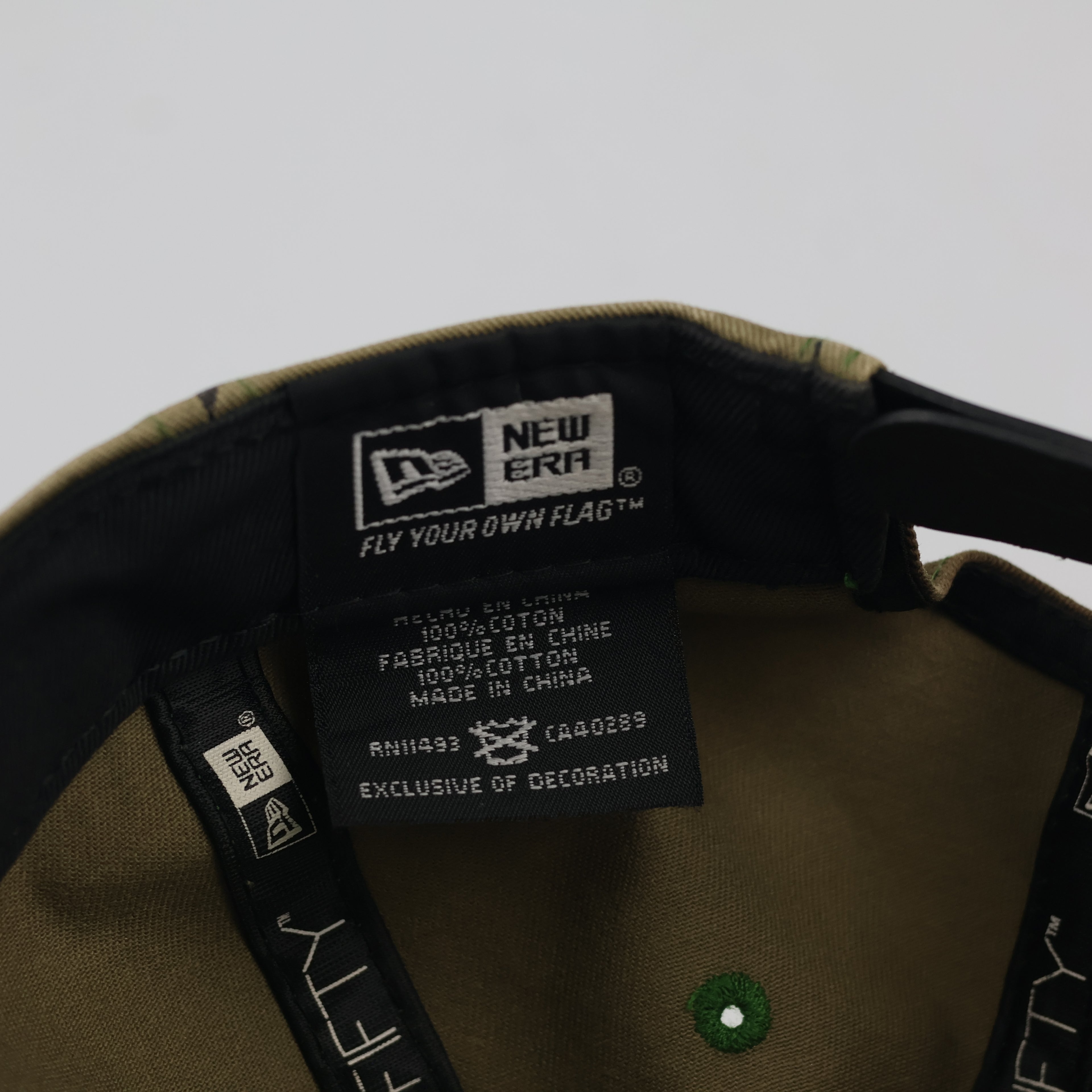 New Era 9FIFTY Batman Embroidered Hat | Thrifted Camo Snapback 57-59cm