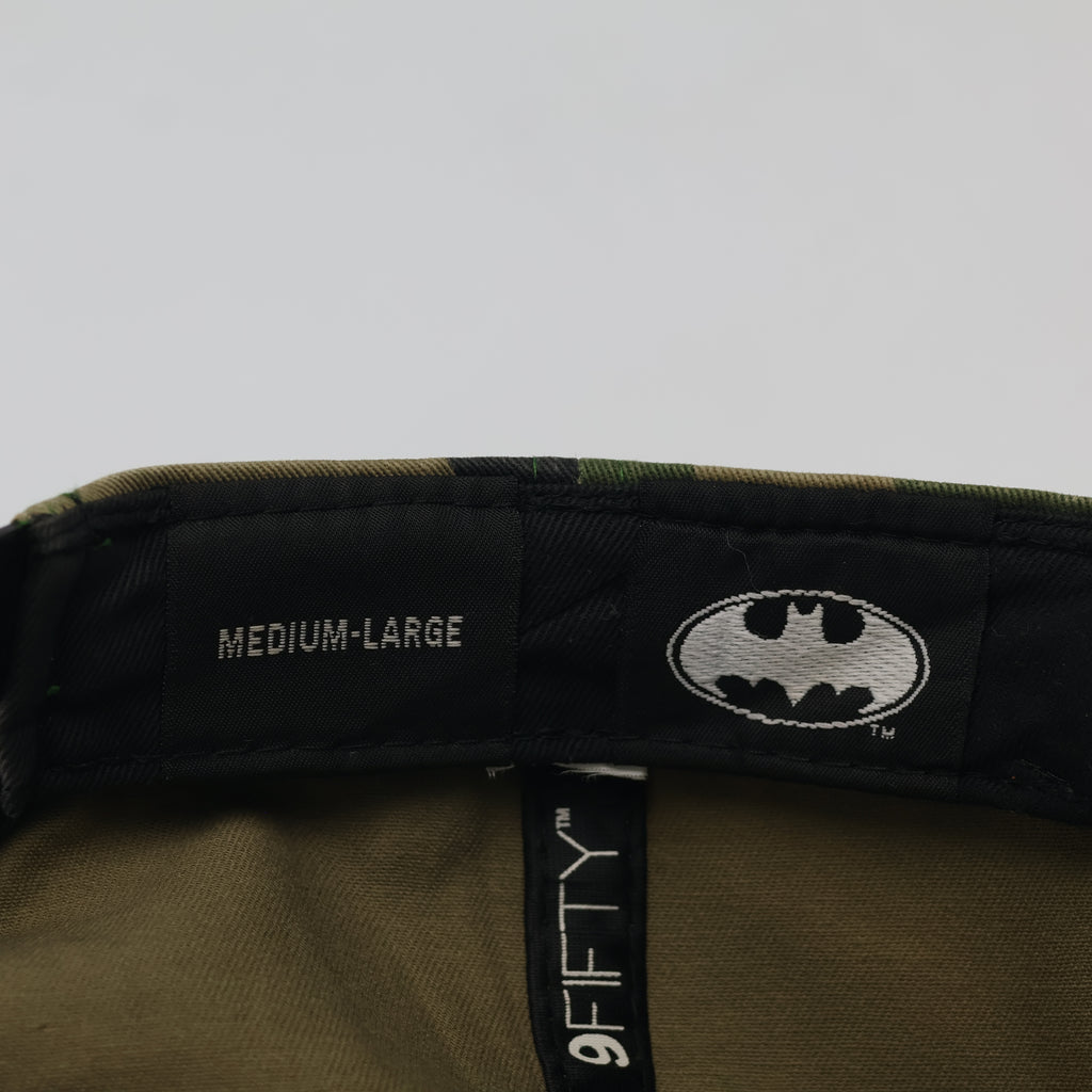 New Era 9FIFTY Batman Embroidered Hat | Thrifted Camo Snapback 57-59cm