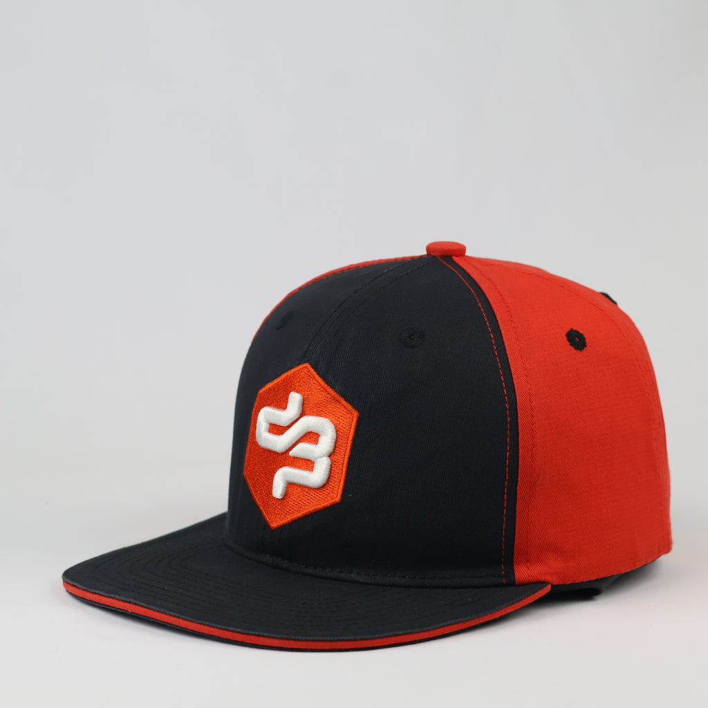 Decibel B2S Embroidered Logo Hat | Thrifted Retro Red & Navy Cap 57-59 cm