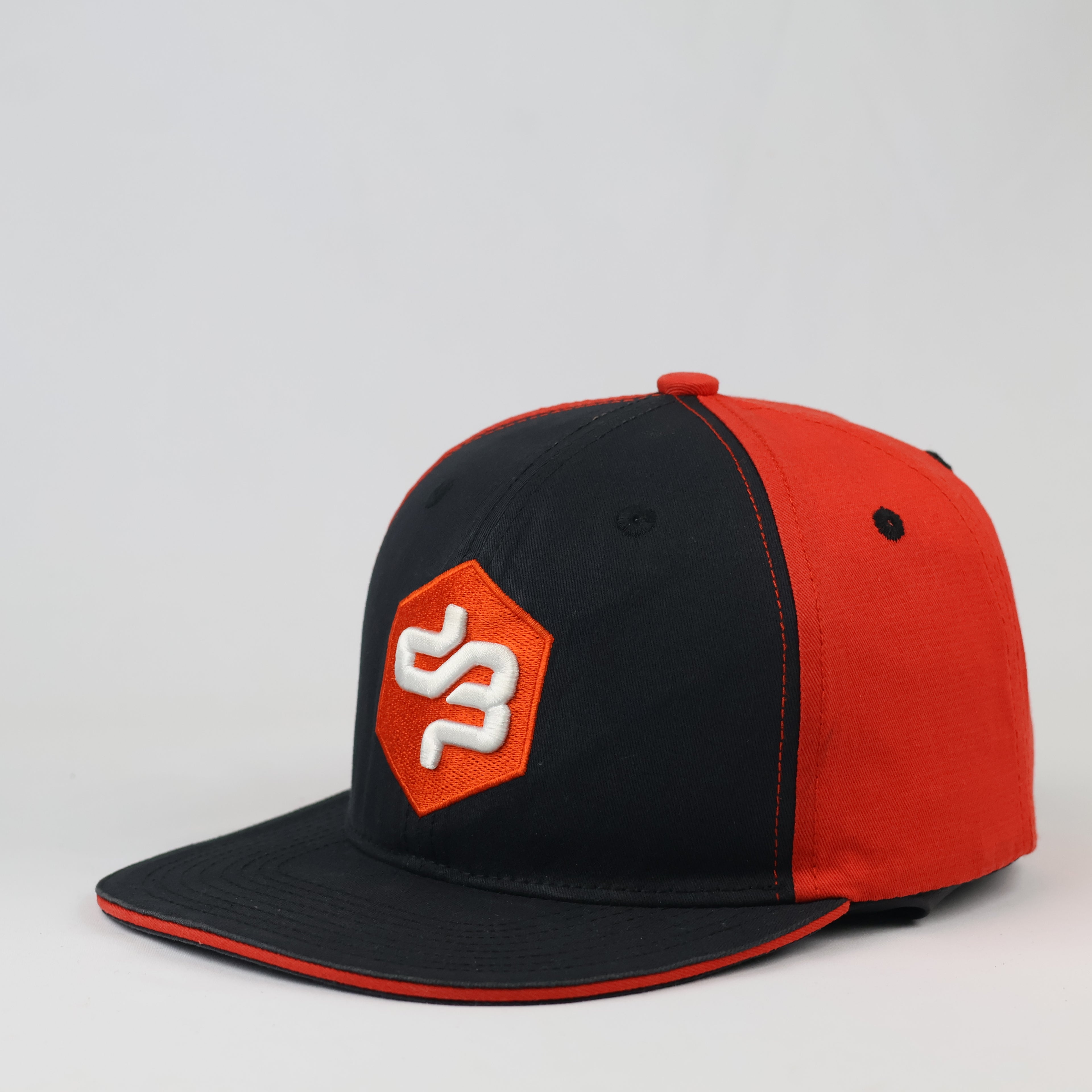 Decibel B2S Embroidered Logo Hat | Thrifted Retro Red & Navy Cap 57-59 cm