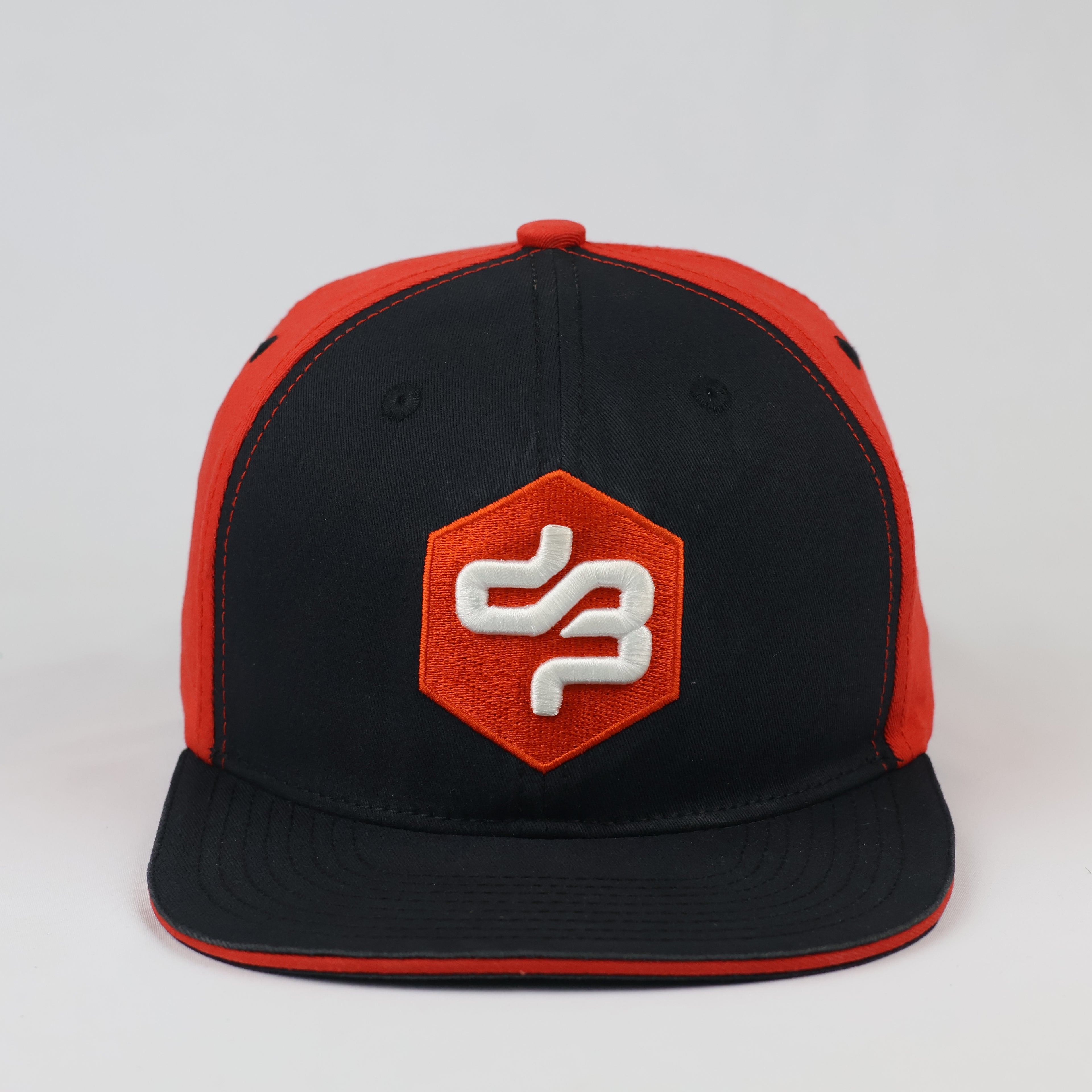 Decibel B2S Embroidered Logo Hat | Thrifted Retro Red & Navy Cap 57-59 cm