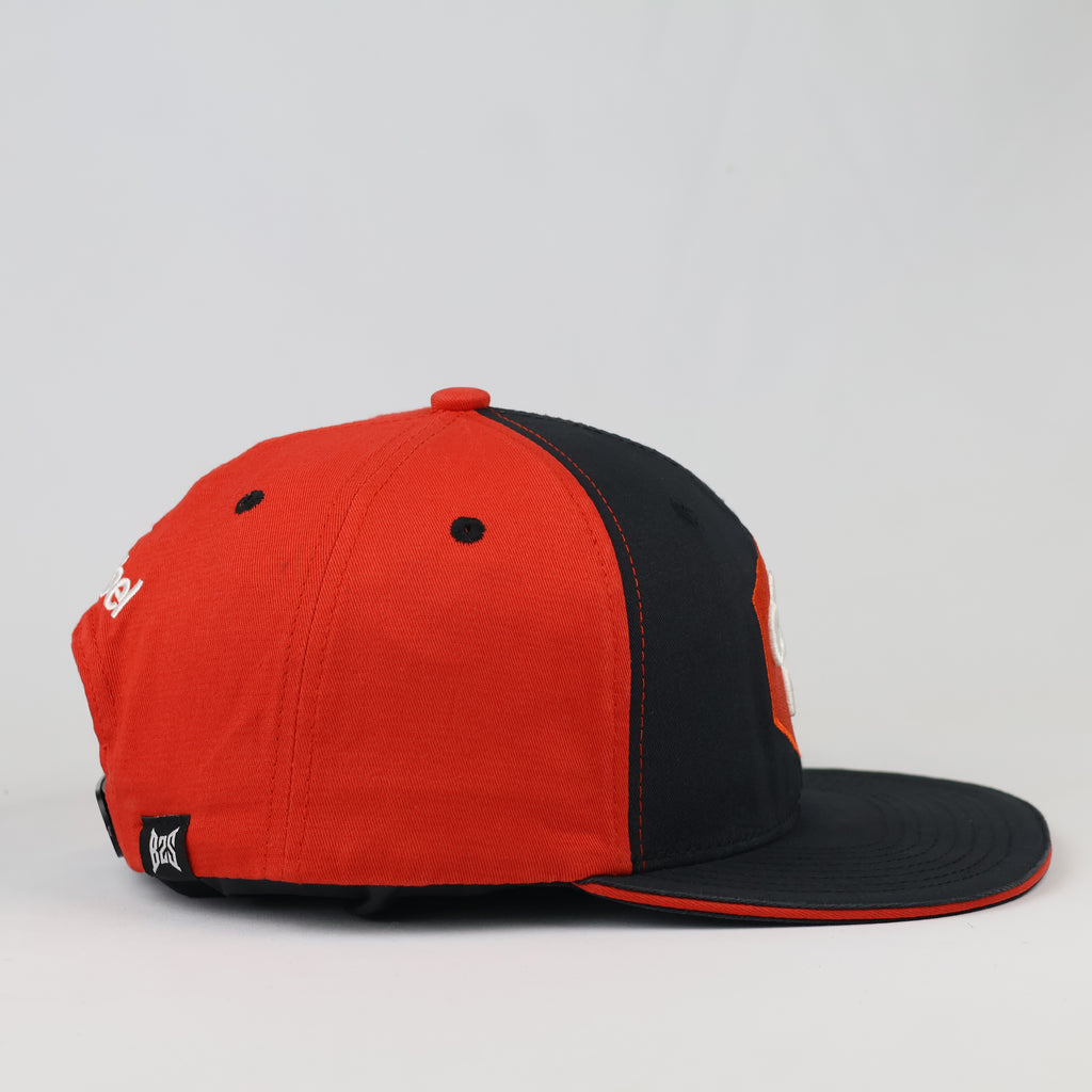 Decibel B2S Embroidered Logo Hat | Thrifted Retro Red & Navy Cap 57-59 cm