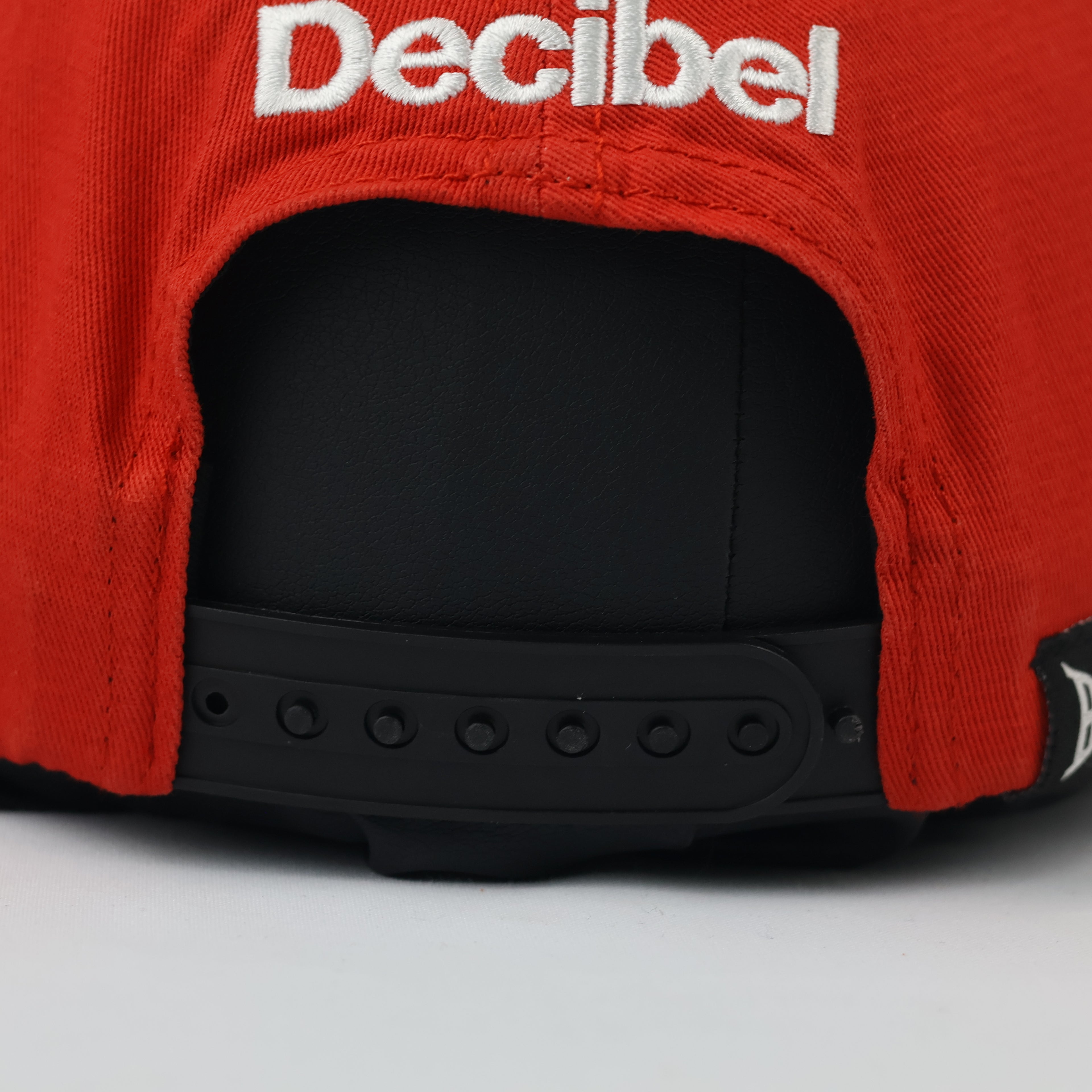 Decibel B2S Embroidered Logo Hat | Thrifted Retro Red & Navy Cap 57-59 cm