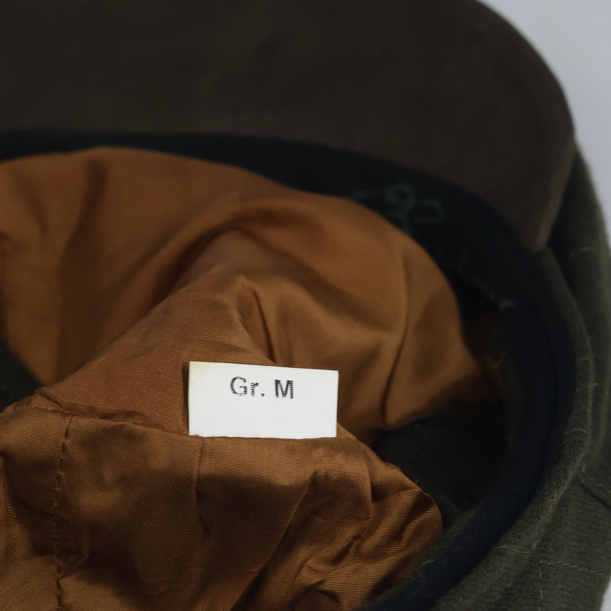 Thrifted Diamond Quilted Ivy Cap Green & Brown (56-57cm) | 10520