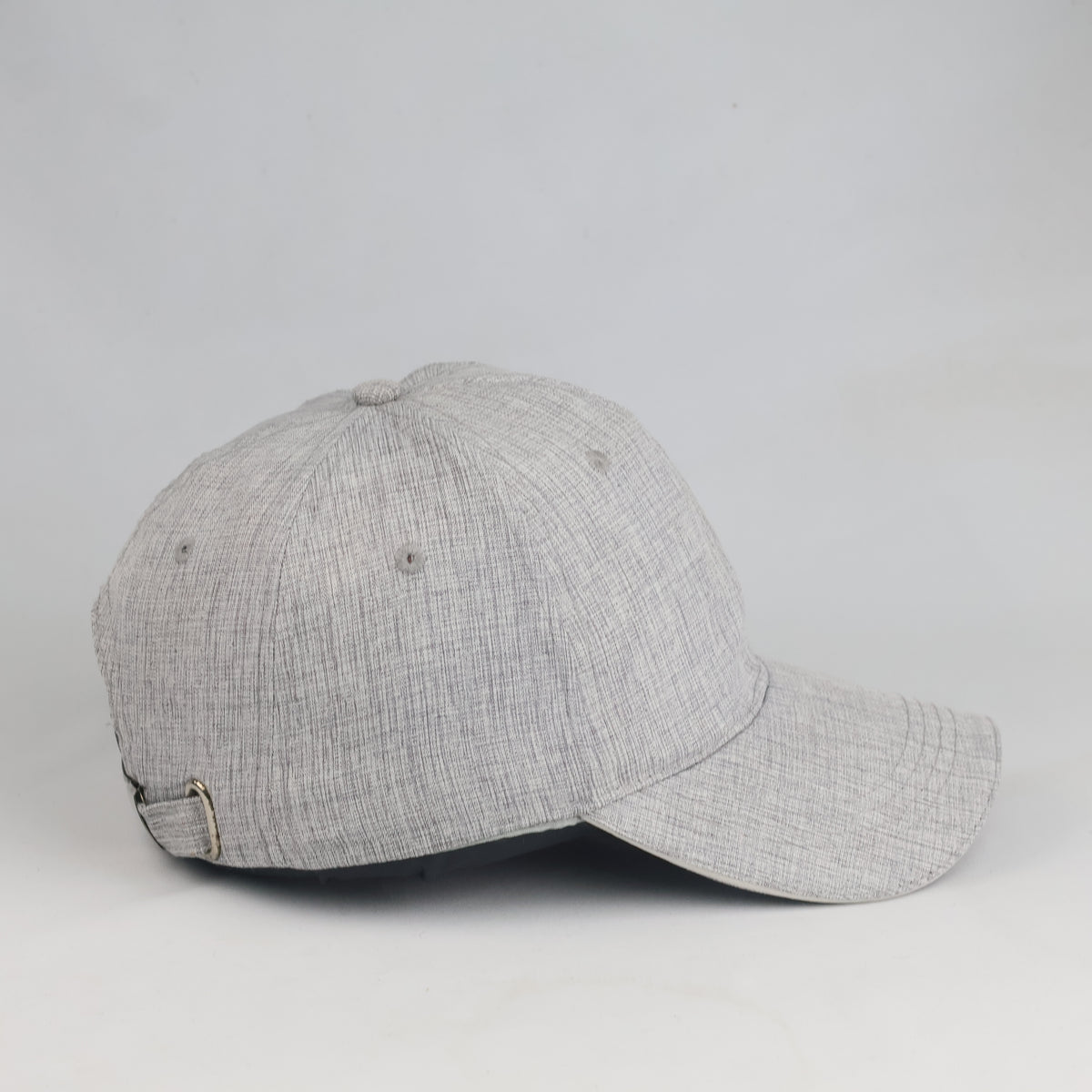 Thrifted Light Grey Marled Strapback Dad Hat (56-58cm) | 10516