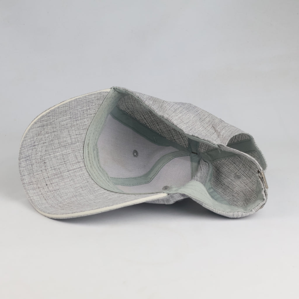 Thrifted Light Grey Marled Strapback Dad Hat (56-58cm) | 10516