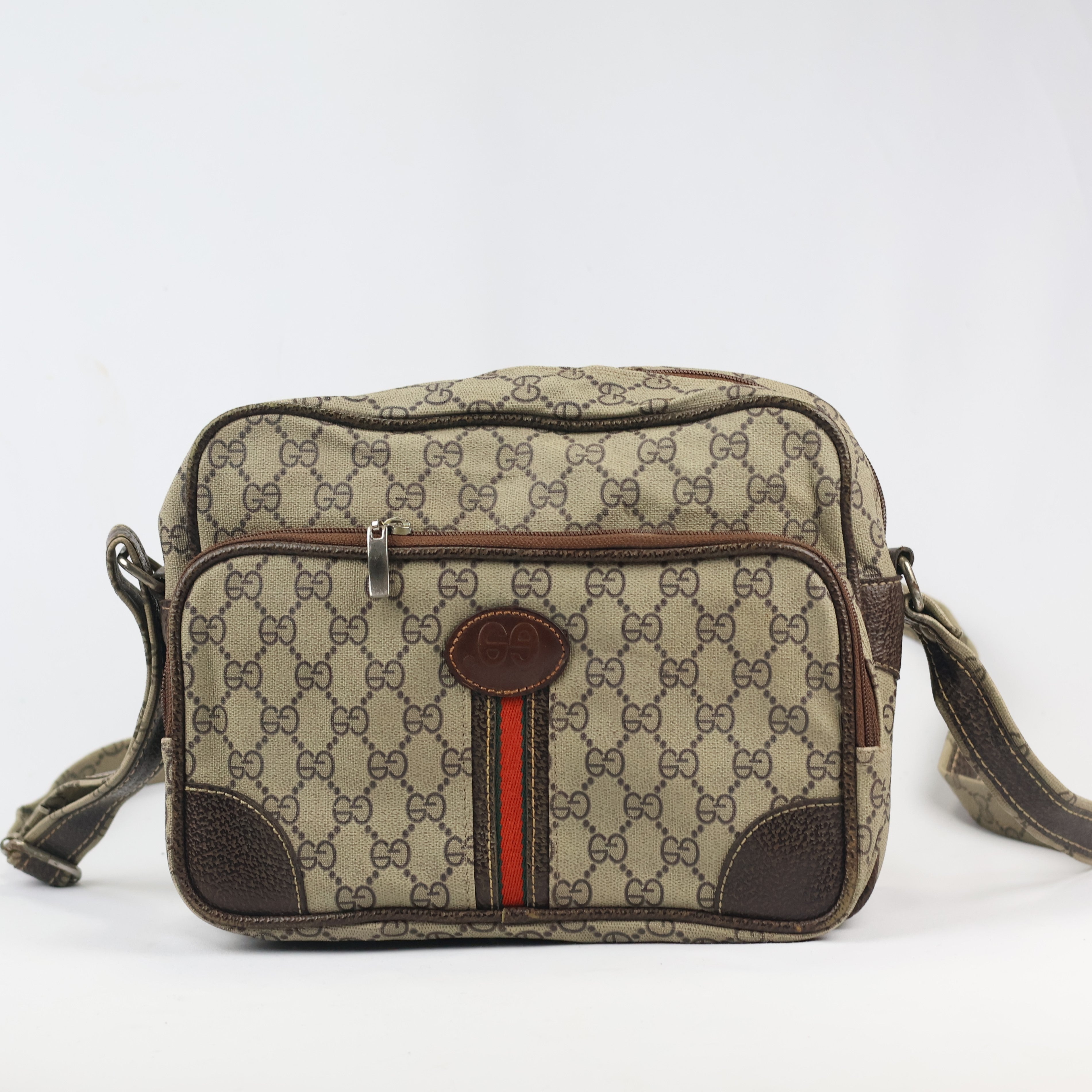 Vintage Premium Quality Collection Monogram Crossbody Shoulder Bag