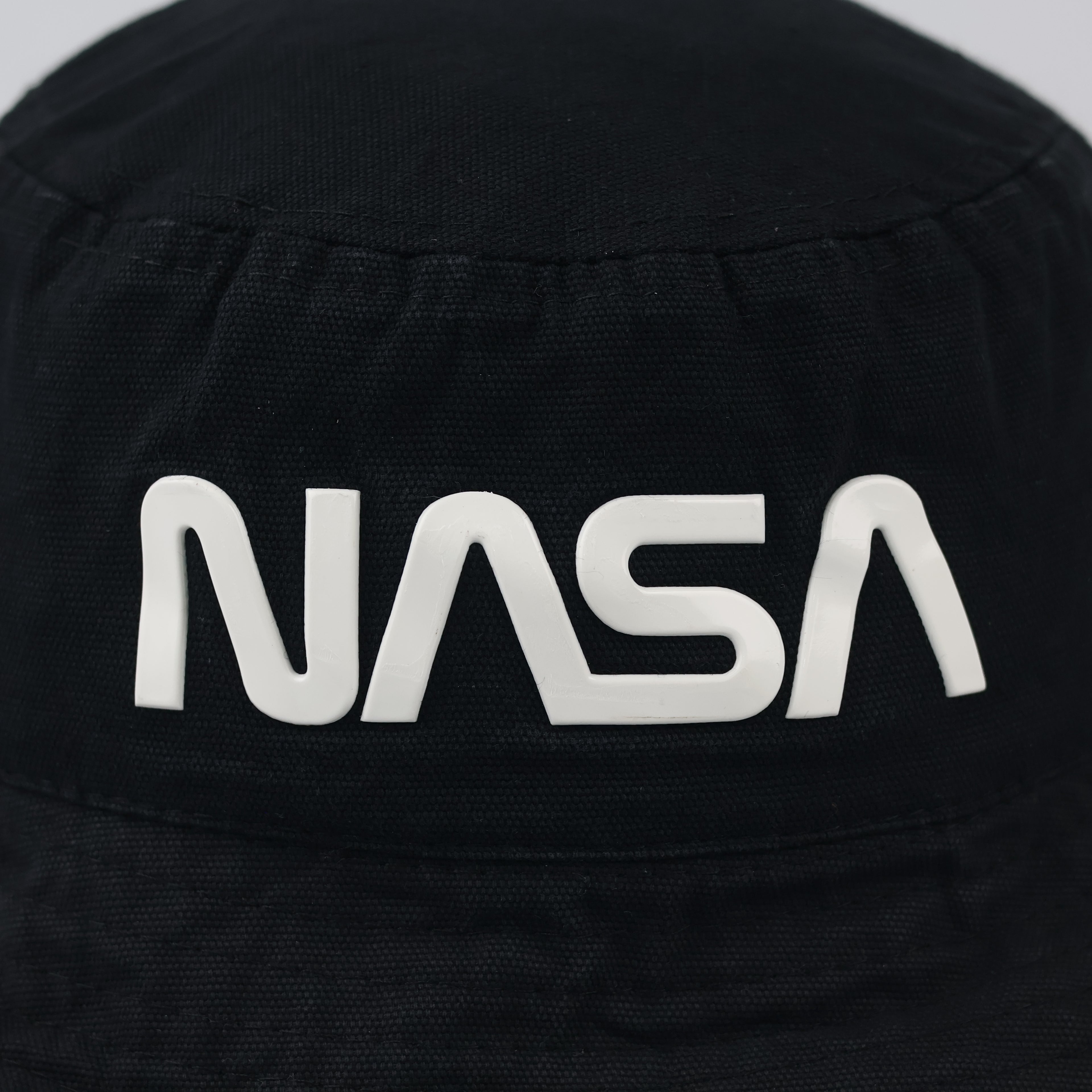 Vintage Style NASA Black Bucket Hat - Sinsay Men's Collection Cap