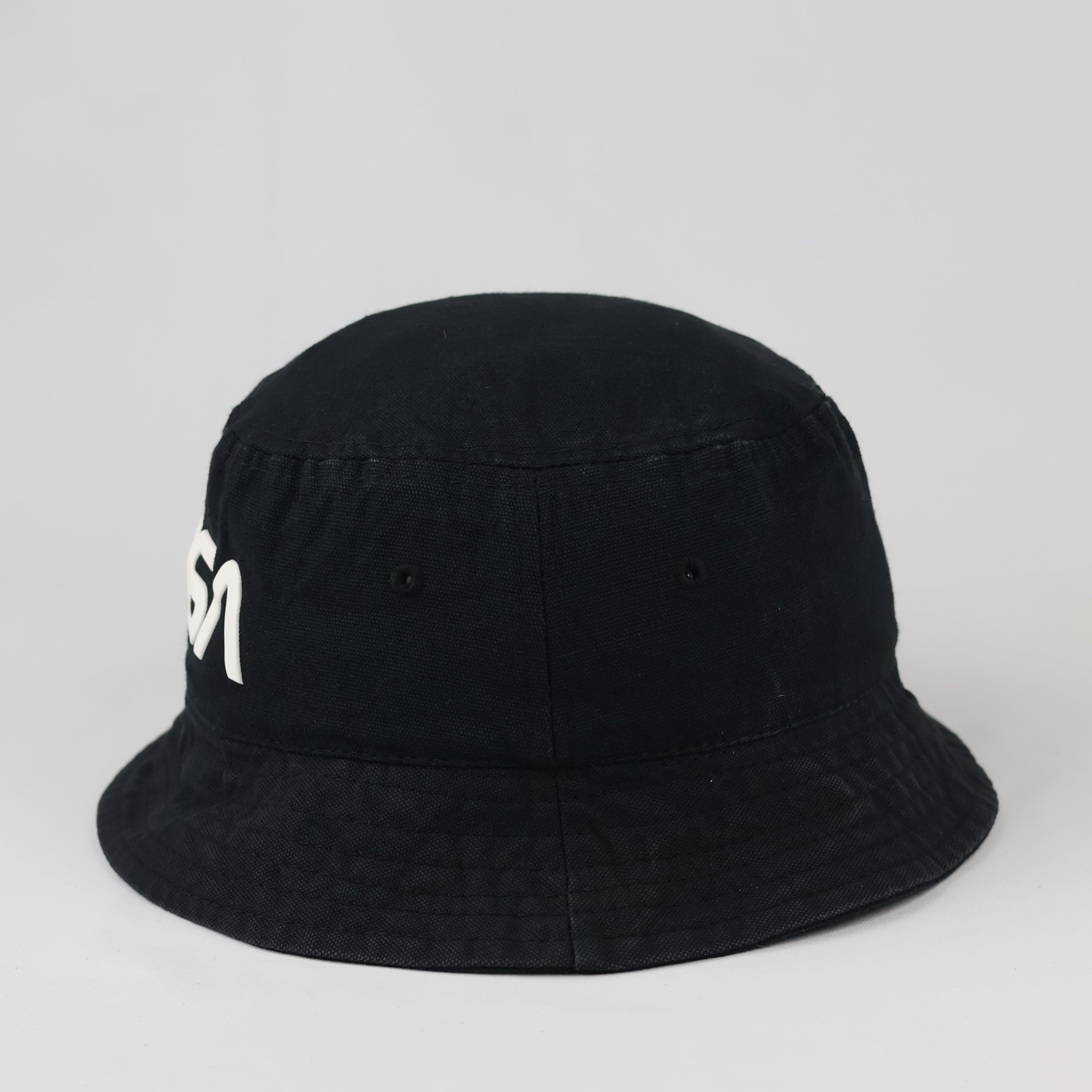 Vintage Style NASA Black Bucket Hat - Sinsay Men's Collection Cap