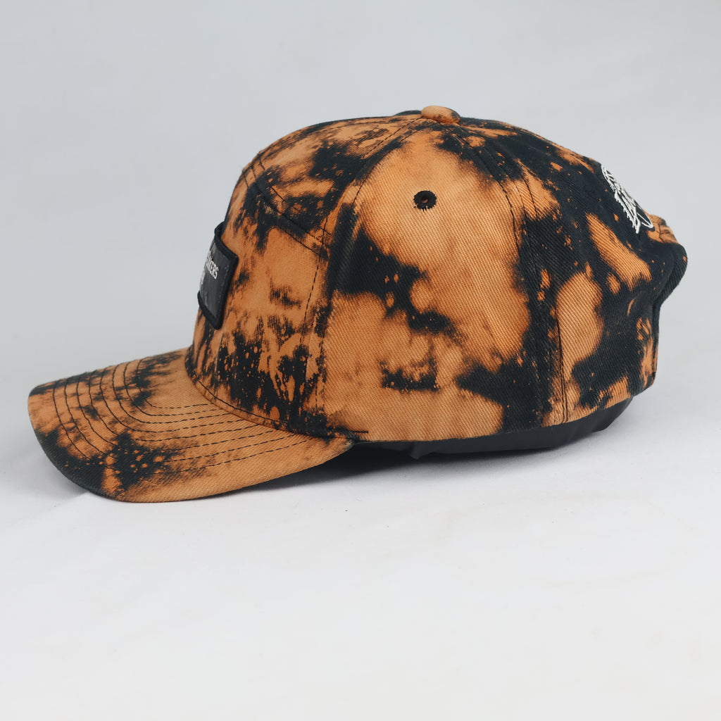 Thrifted NBA LA Lakers Bleach Tie-Dye Baseball Cap (57-59cm) | 10487