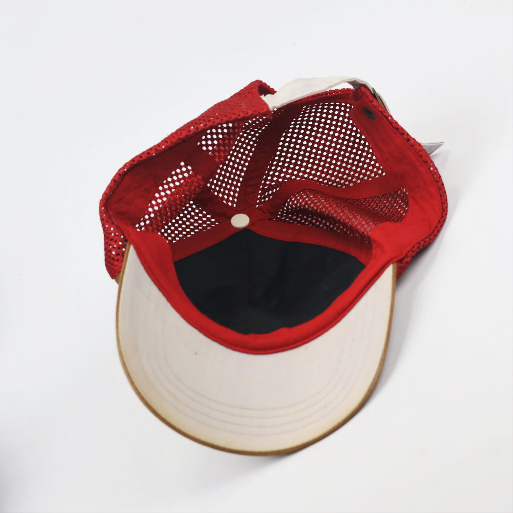 Rhapsody Music Logo Mesh Back Thrifted Cap – Adjustable Casual Hat