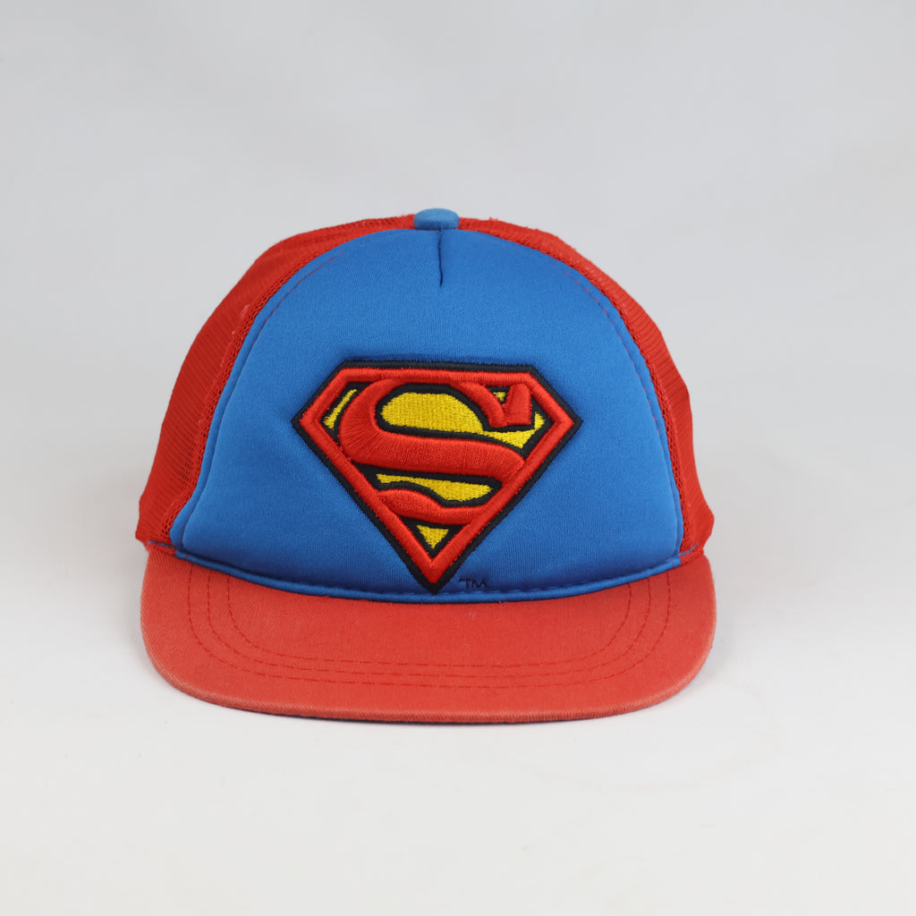 Thrifted Superman Logo Snapback Baseball Cap (55cm) | 10558