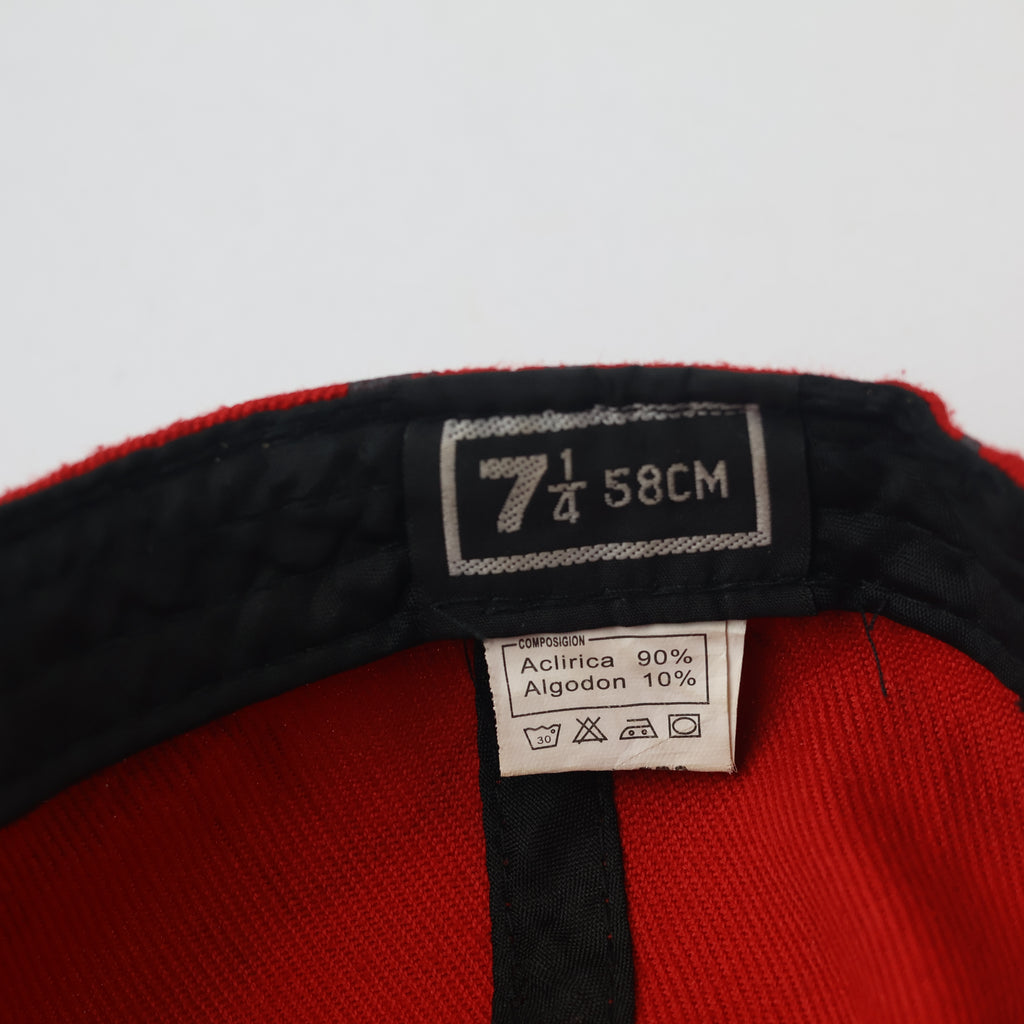 Red Monster Claw Graphic Hat – Adjustable Streetwear Thrifted Baseball Cap