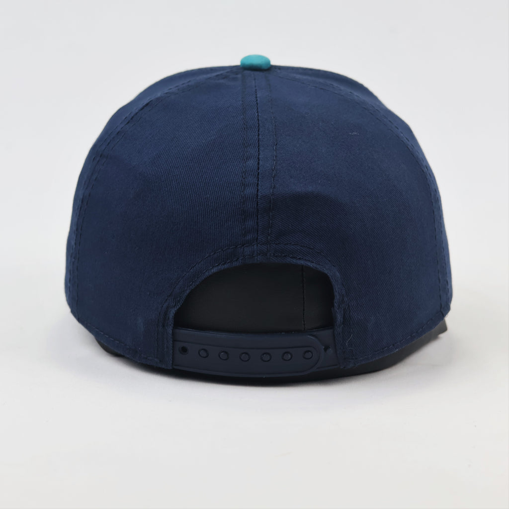 H&M New York Thrifted Baseball Cap – Navy & Teal Youth Snapback