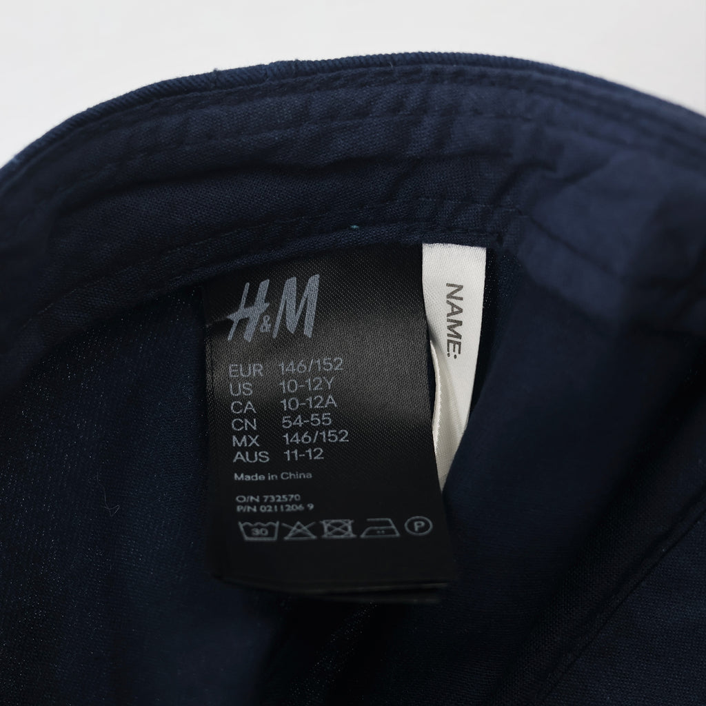H&M New York Thrifted Baseball Cap – Navy & Teal Youth Snapback
