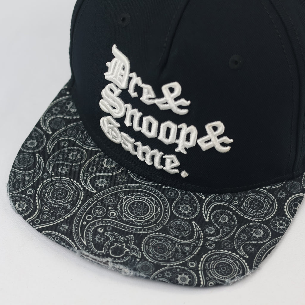 Vintage Style Hip Hop Thrifted Snapback – Cayler & Sons Paisley Brim Hat