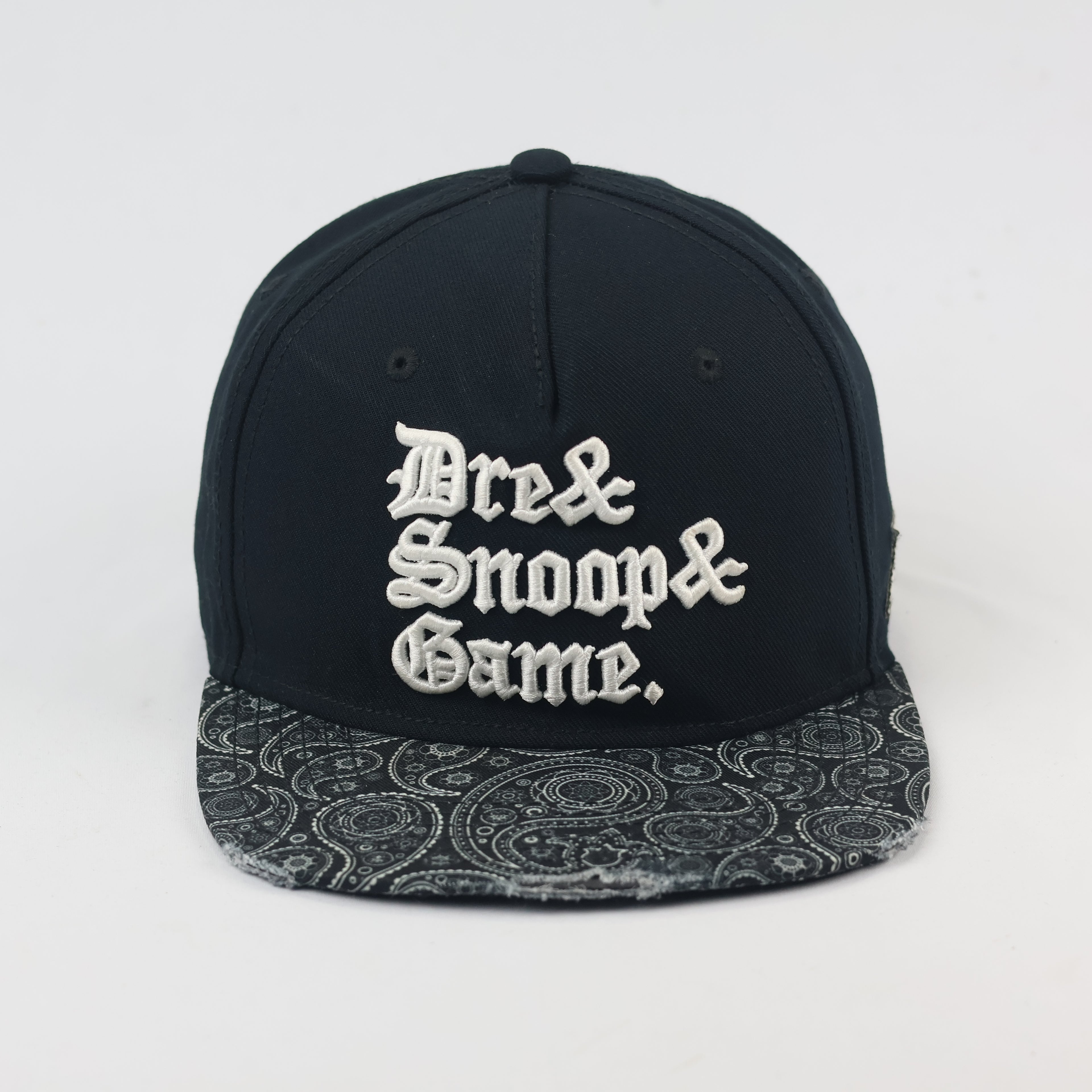 Vintage Style Hip Hop Thrifted Snapback – Cayler & Sons Paisley Brim Hat