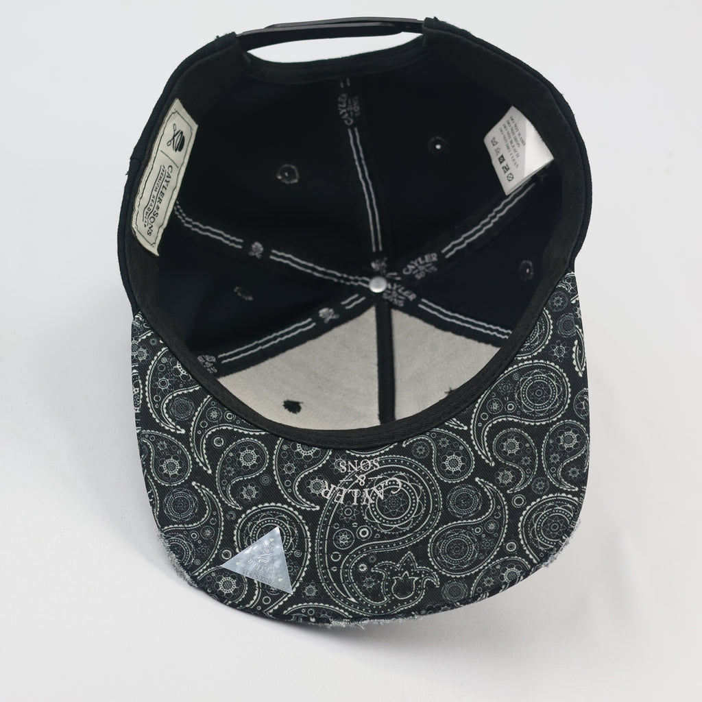 Vintage Style Hip Hop Thrifted Snapback – Cayler & Sons Paisley Brim Hat