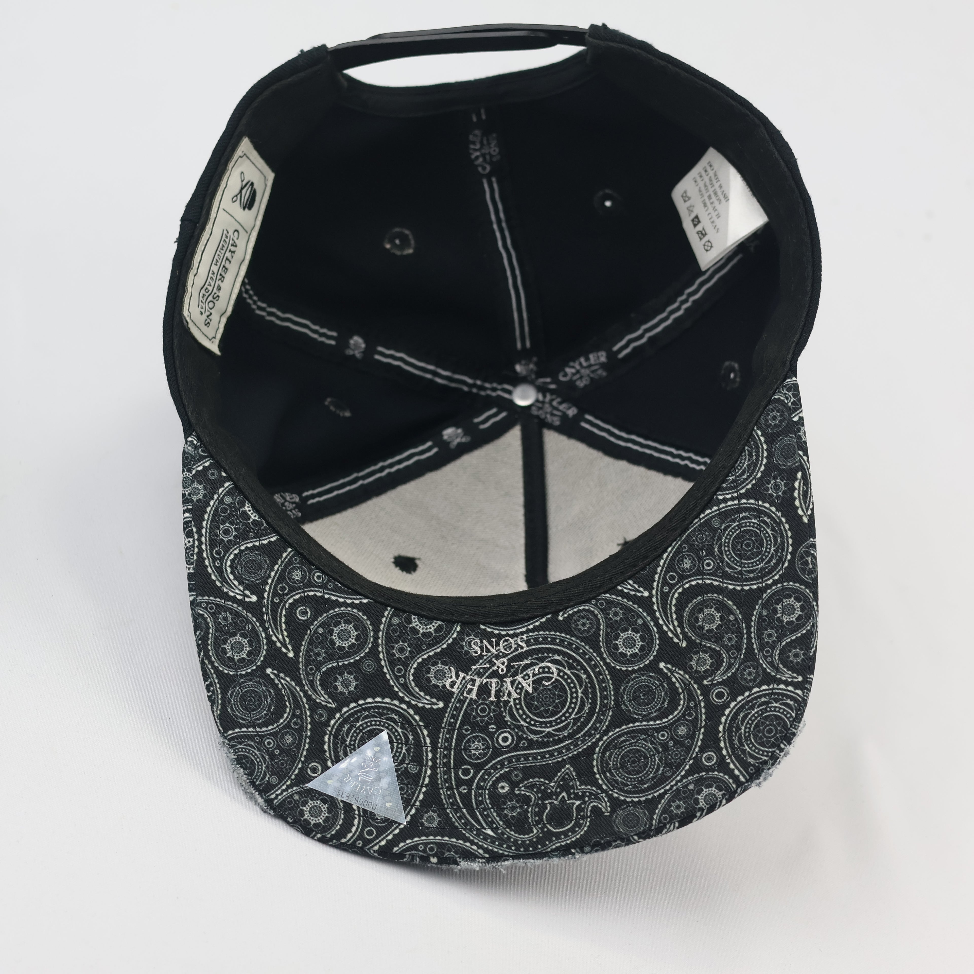 Vintage Style Hip Hop Thrifted Snapback – Cayler & Sons Paisley Brim Hat
