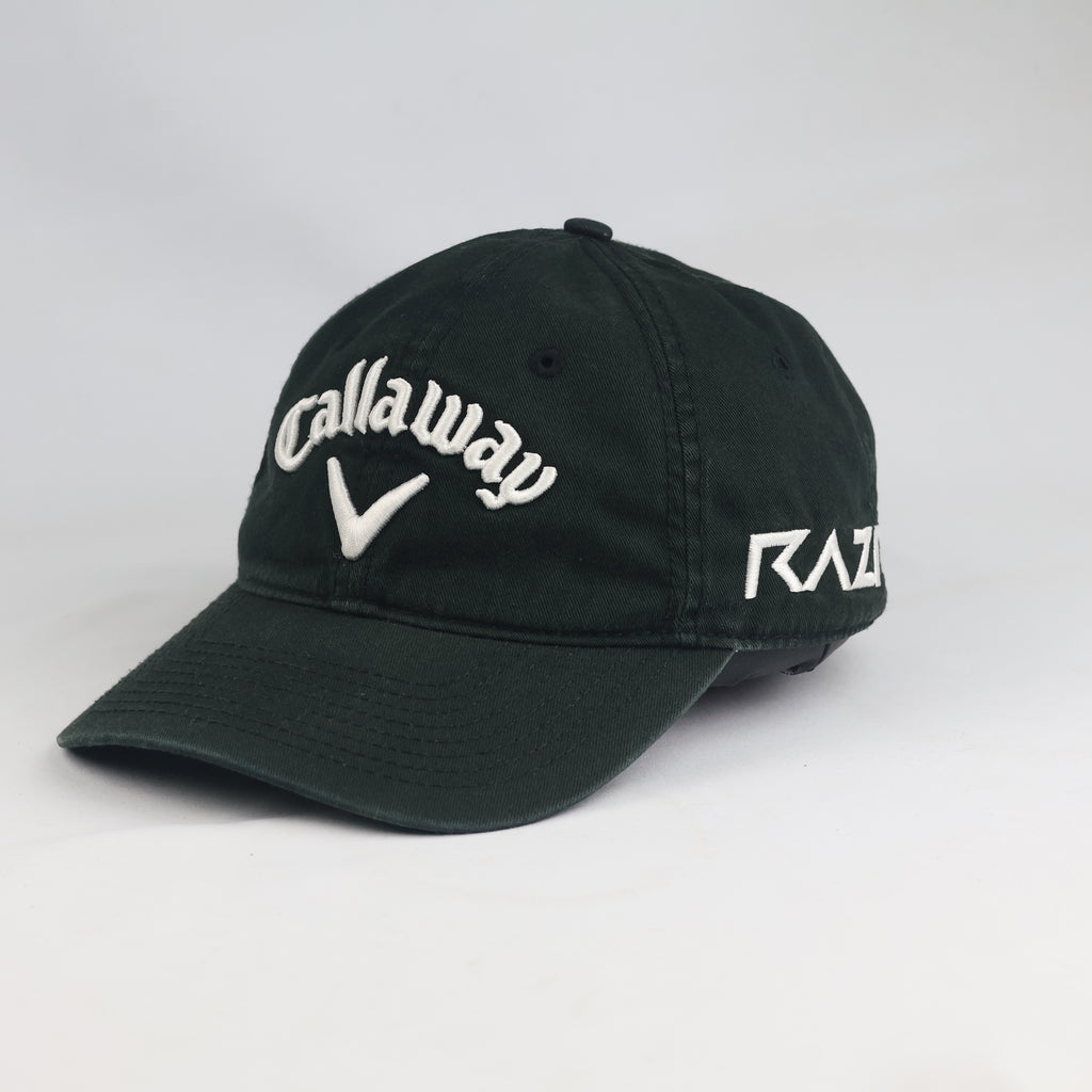 Thrifted Callaway Dark Green Velcro Strapback Cap (57-58cm) | 10509