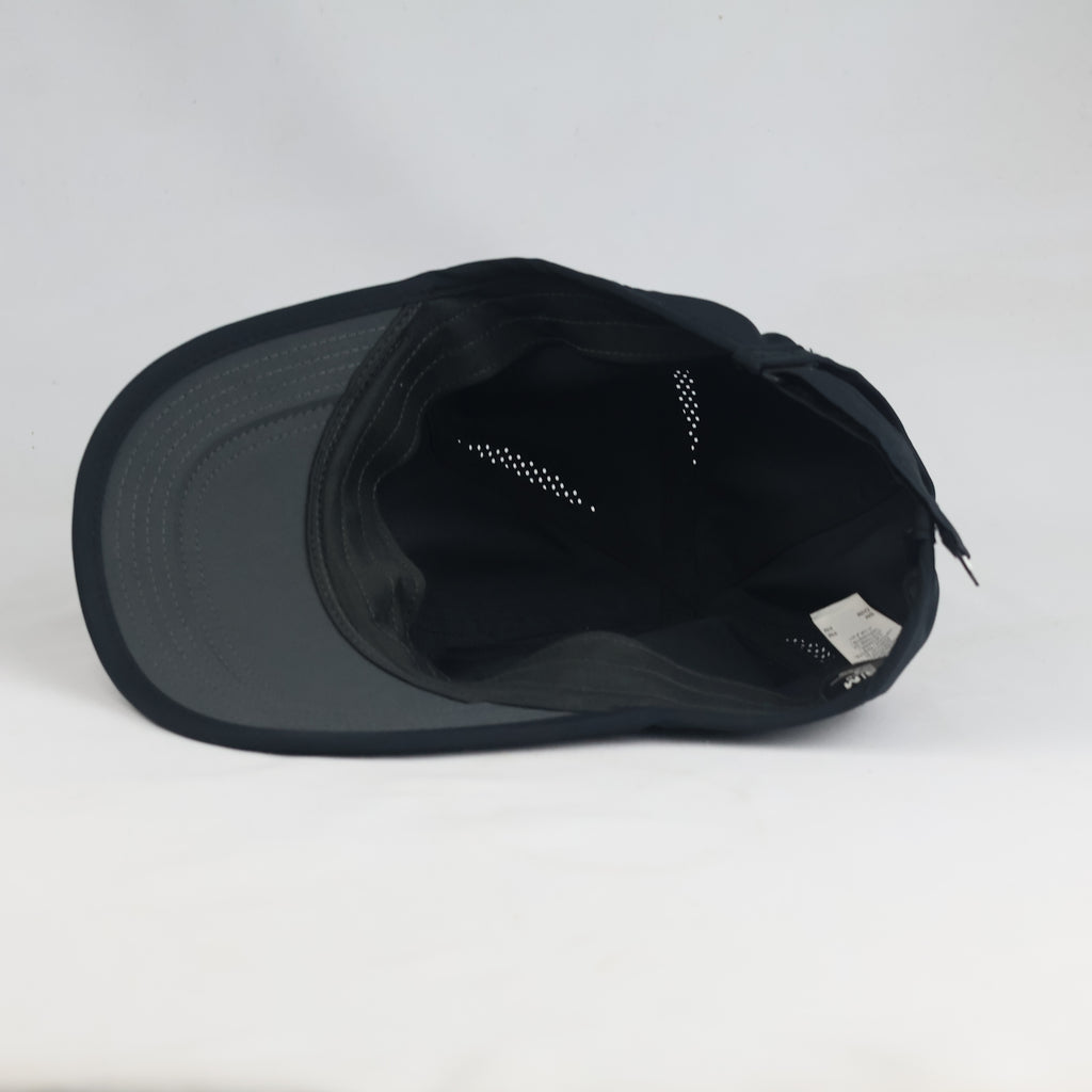 Thrifted Nike Black Swoosh Dri-FIT Running Cap (56-57cm) | 10514