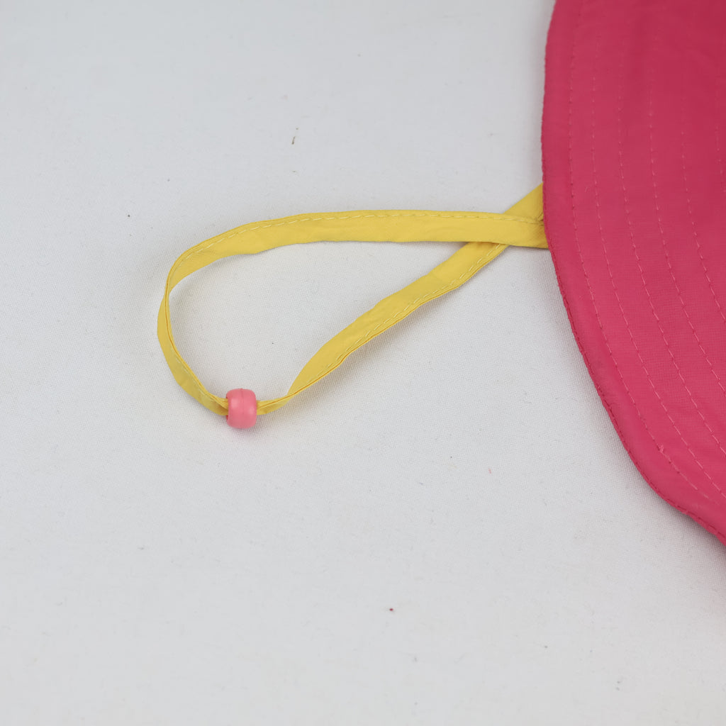 Thrifted Millet Bright Pink Wide Brim Sun Hat (57cm)