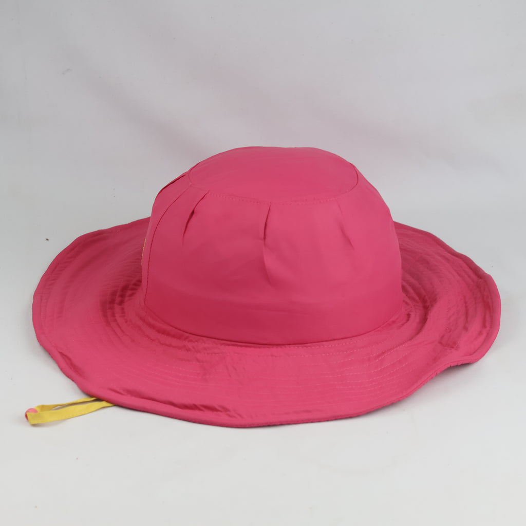 Thrifted Millet Bright Pink Wide Brim Sun Hat (57cm)