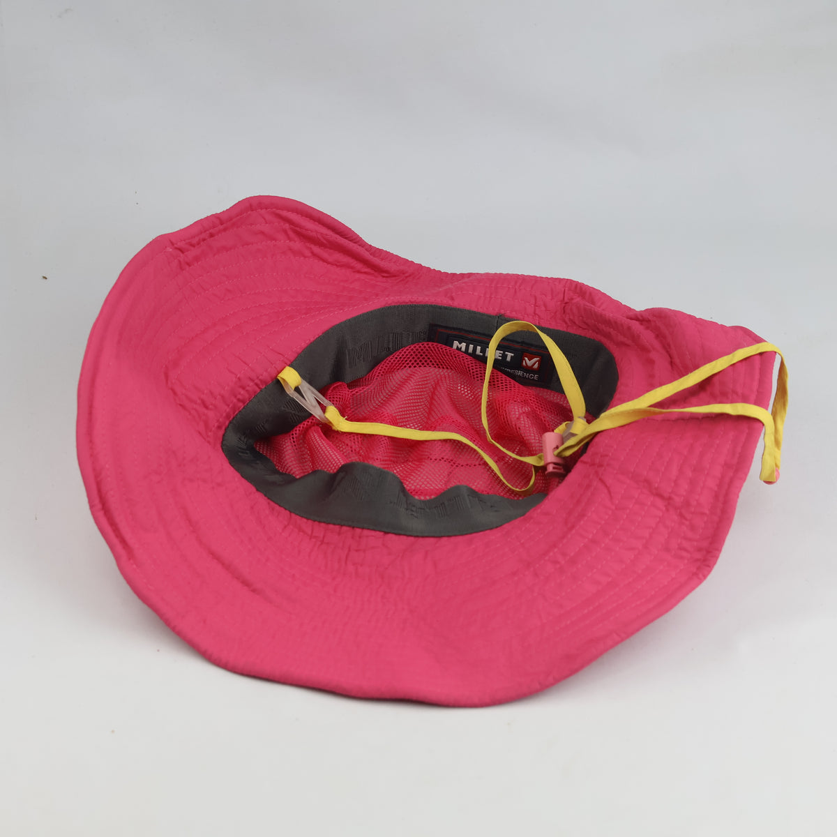 Thrifted Millet Bright Pink Wide Brim Sun Hat (57cm)