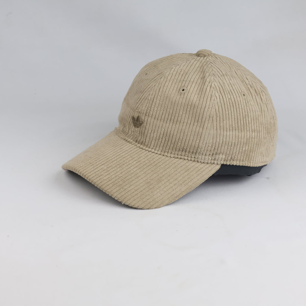 Thrifted Adidas Originals Tan Corduroy Strapback Cap (56-57cm) | 10513