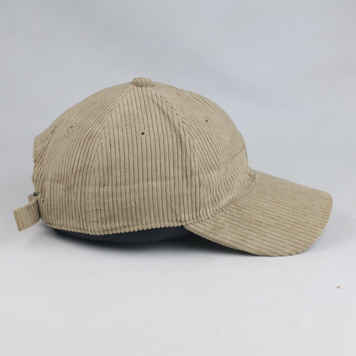 Thrifted Adidas Originals Tan Corduroy Strapback Cap (56-57cm) | 10513