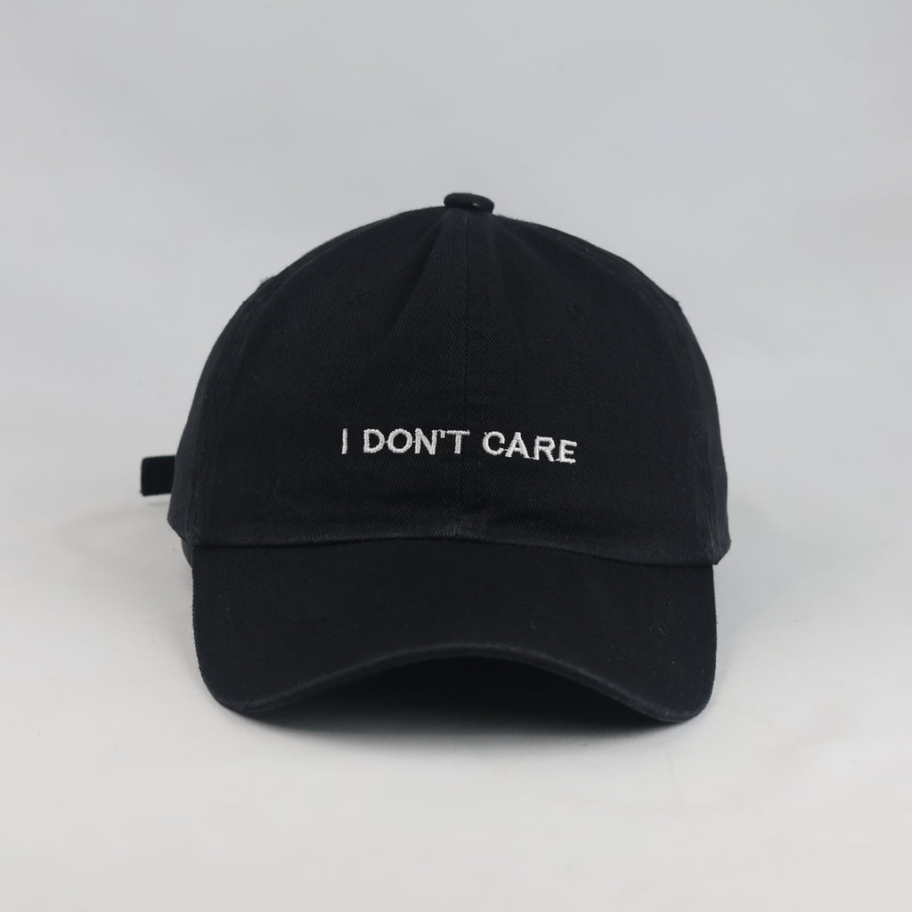 Thrifted Minimalist Black Quote Baseball Cap (56-57cm) | 10580