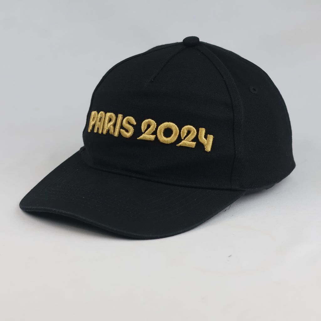 Thrifted Paris 2024 Olympic Games Black Strapback Hat (56-57cm) | 10586