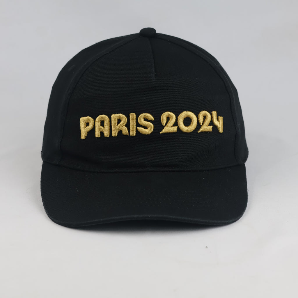 Thrifted Paris 2024 Olympic Games Black Strapback Hat (56-57cm) | 10586