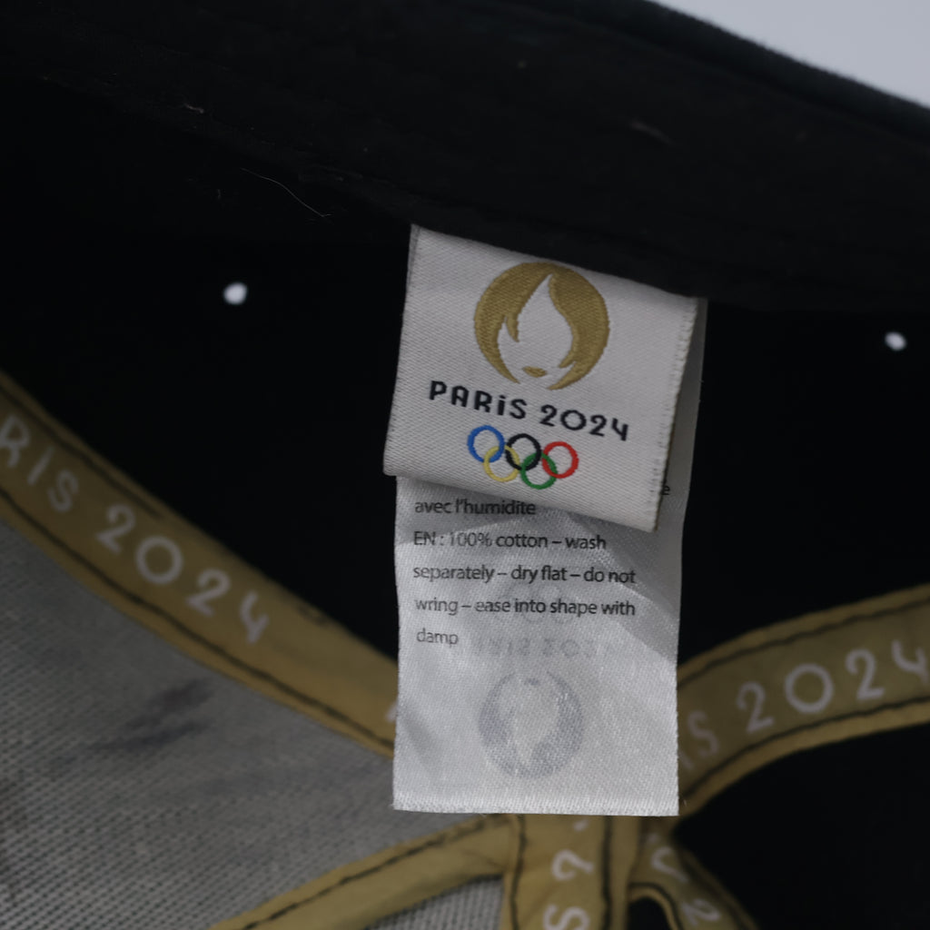 Thrifted Paris 2024 Olympic Games Black Strapback Hat (56-57cm) | 10586