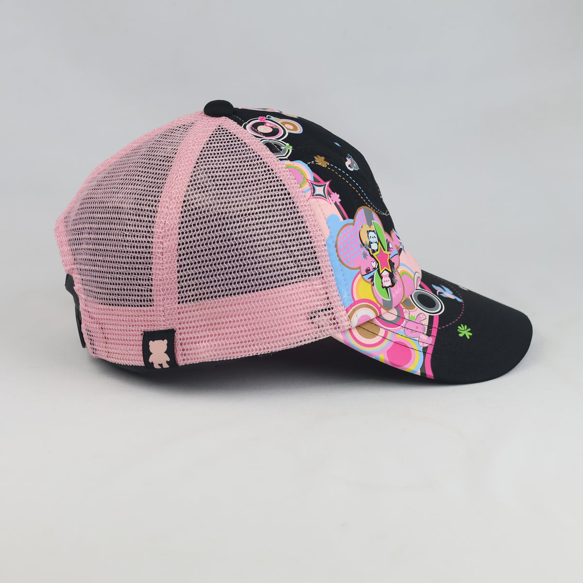 Thrifted Miss B Retro Character Print Snapback Cap (56-58cm) | 10525