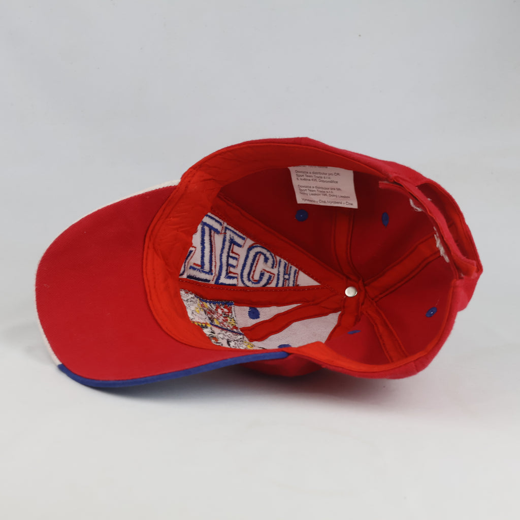 Thrifted Czech Coat of Arms "CZECH" Strapback Hat (57-58cm) | 10557