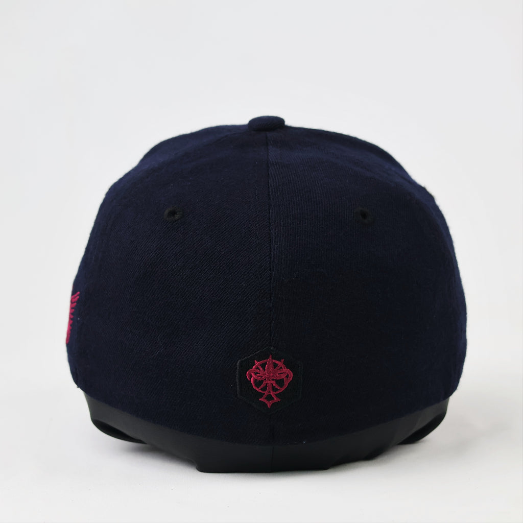 Thrifted N'SER Hustton Winged Shield Fitted Hat | 56-58cm