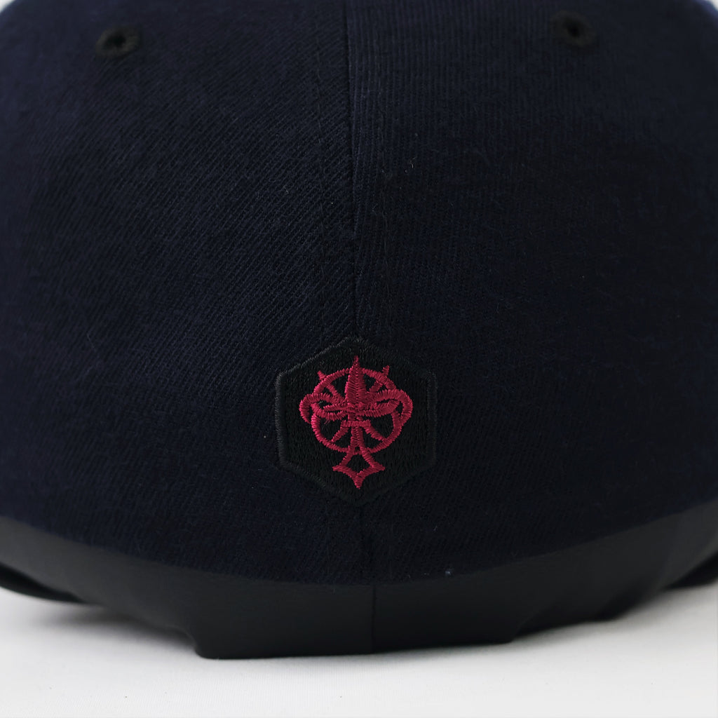 Thrifted N'SER Hustton Winged Shield Fitted Hat | 56-58cm