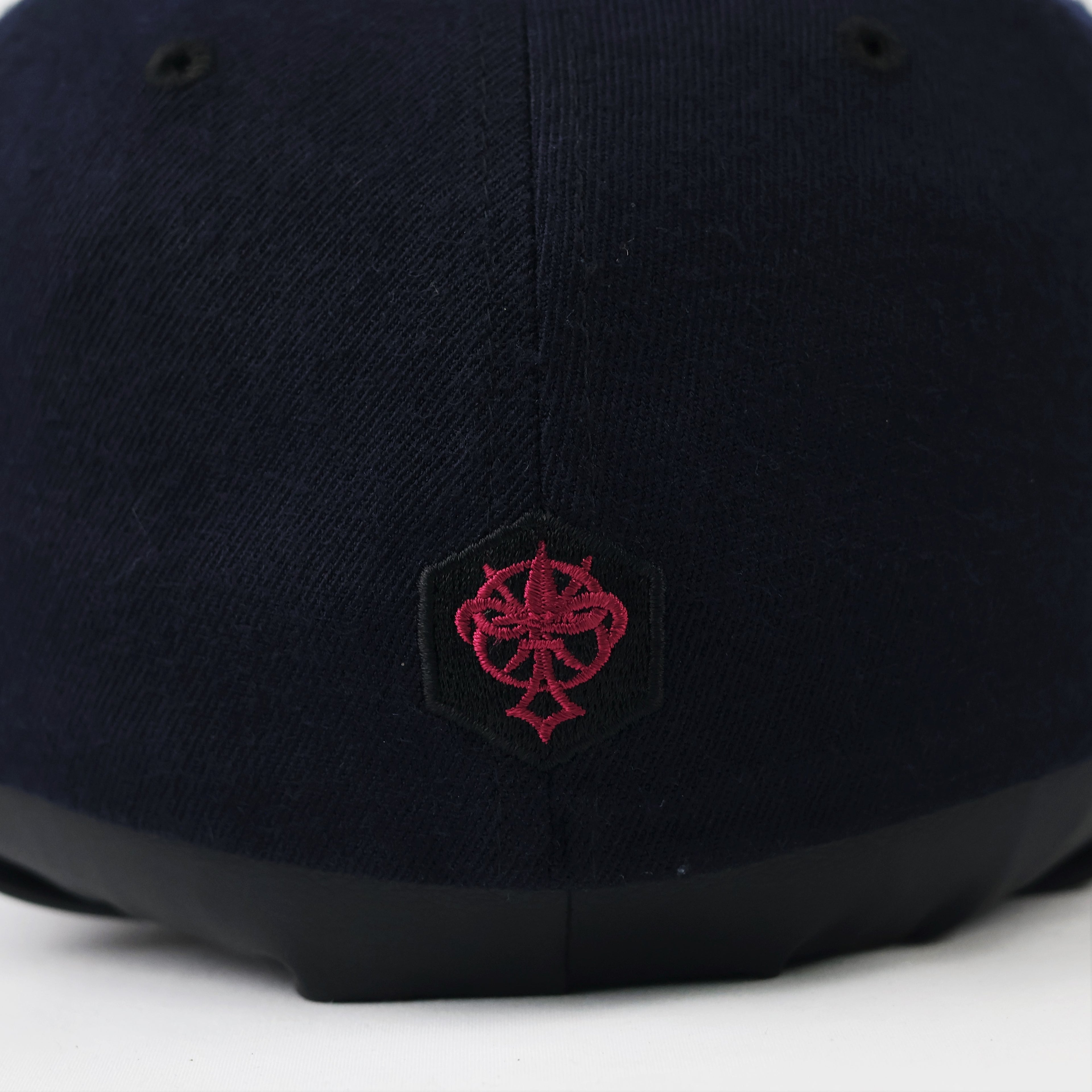 Thrifted N'SER Hustton Winged Shield Fitted Hat | 56-58cm
