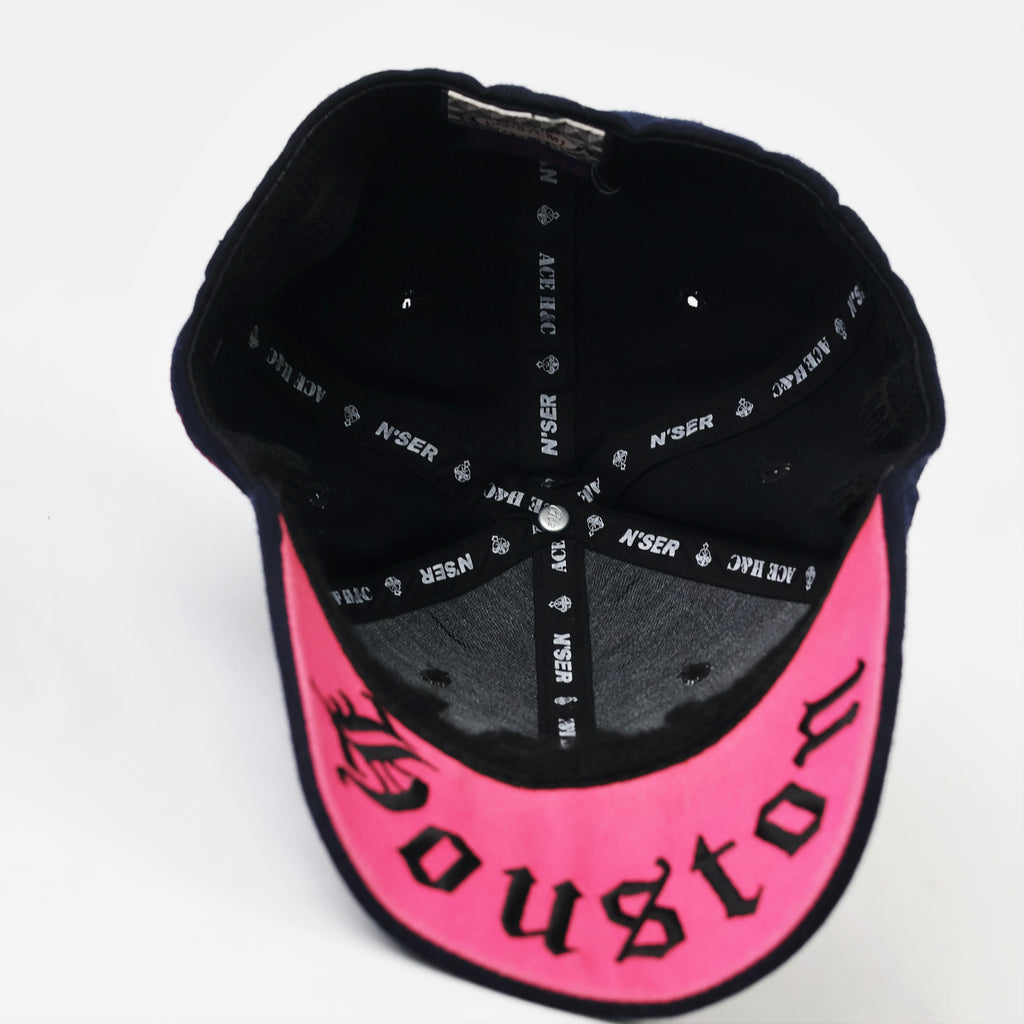 Thrifted N'SER Hustton Winged Shield Fitted Hat | 56-58cm
